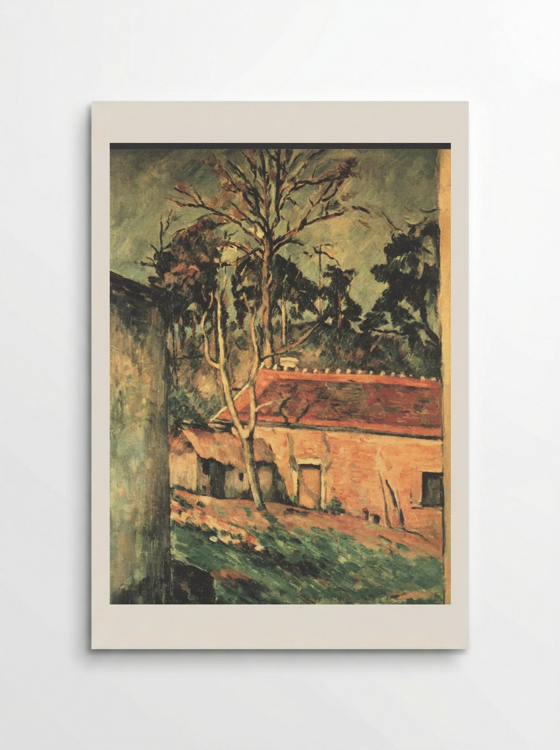 Farmyard at Auvers - Paul Cézanne - Poster