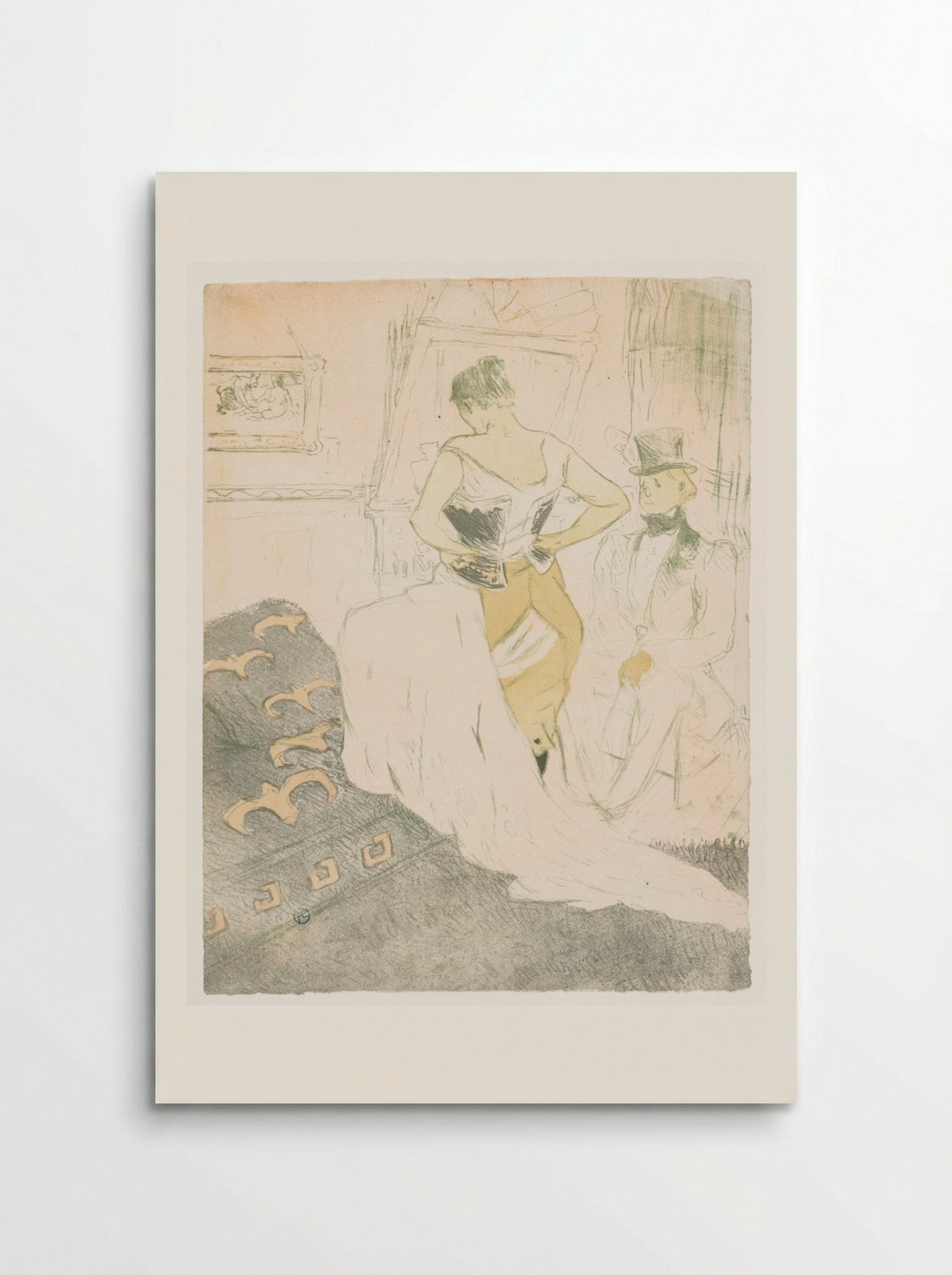 Femme au corset - Henri de Toulouse-Lautrec - Poster