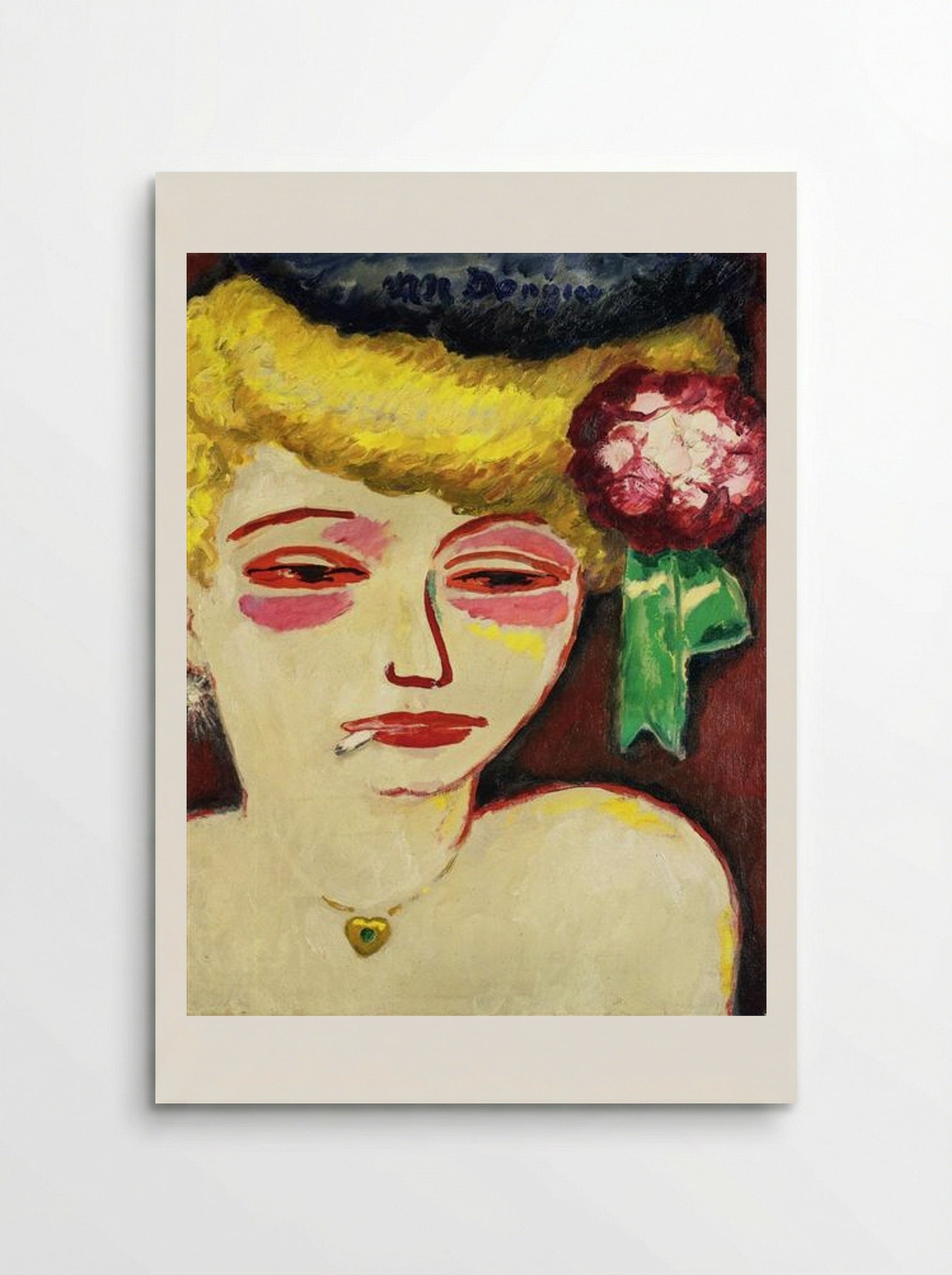 Femme avec cigarette - Kees van Dongen - Poster