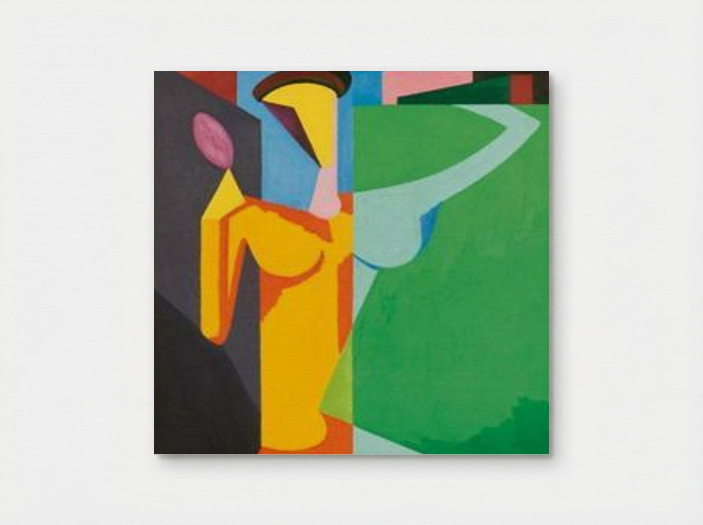 Femme à la blouse jaune - Alberto Magnelli - Poster