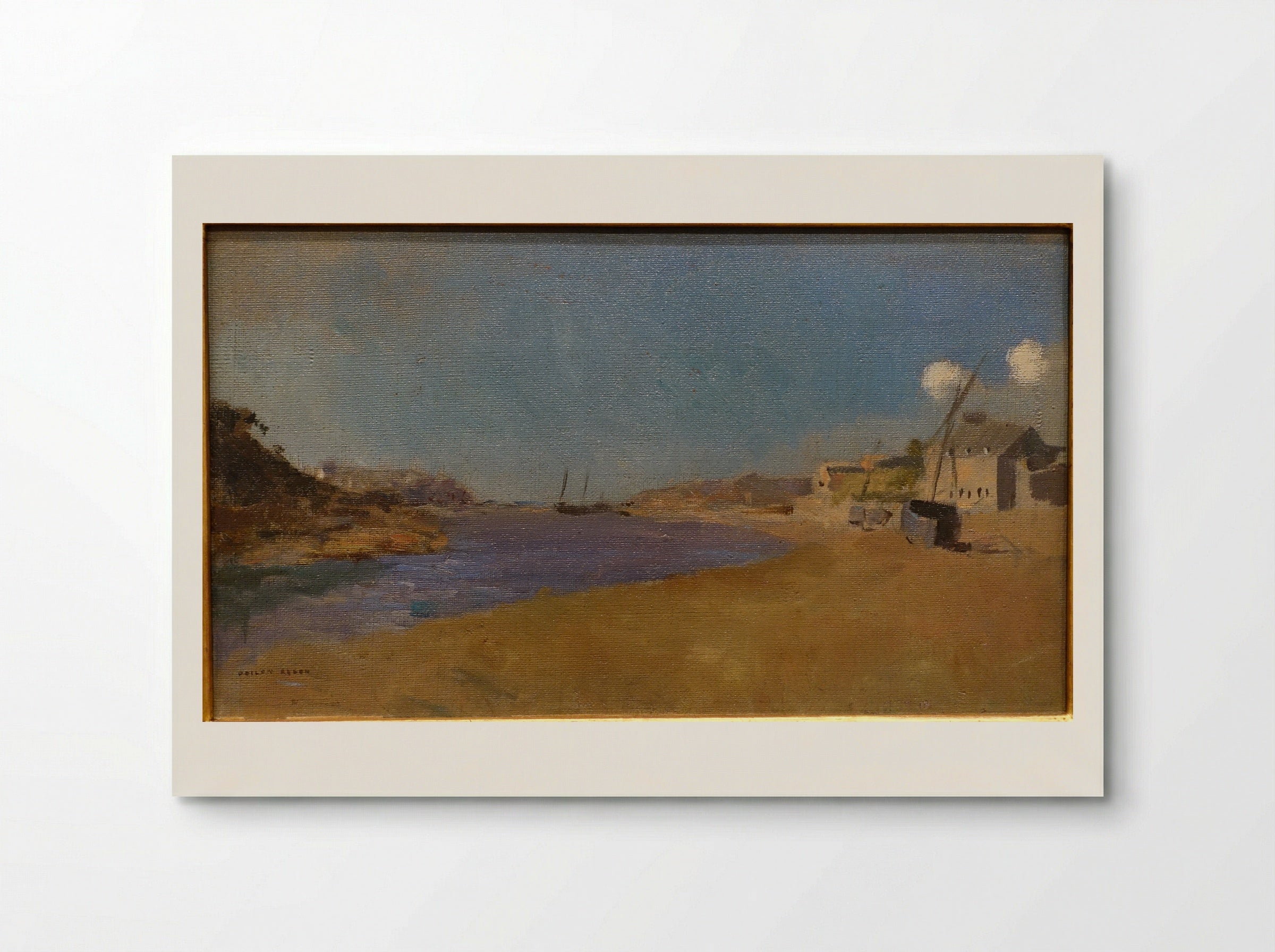Fishing Village, Brittany - Odilon Redon - Poster
