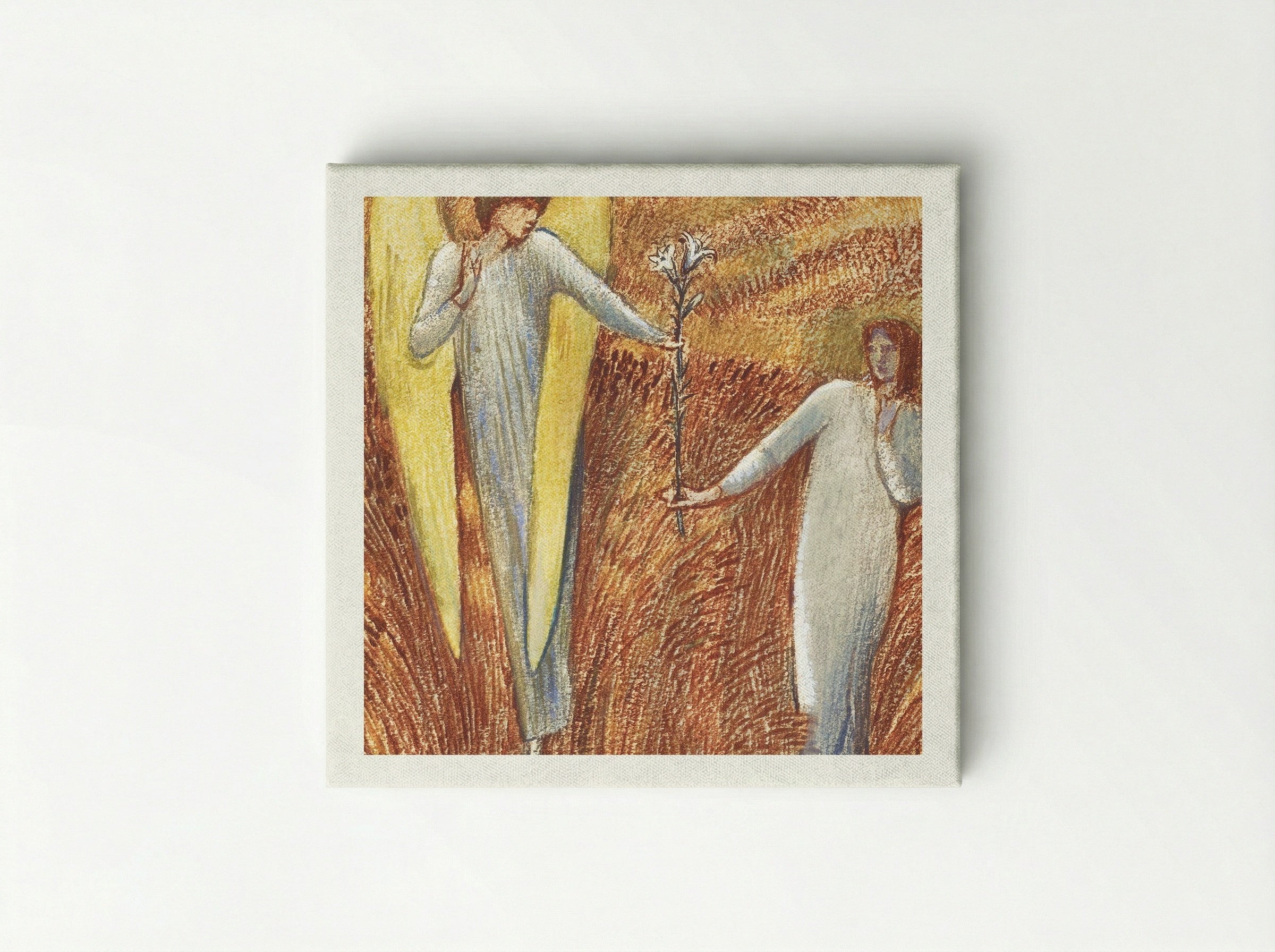 Flower of God - Edward Burne-Jones - Canvas
