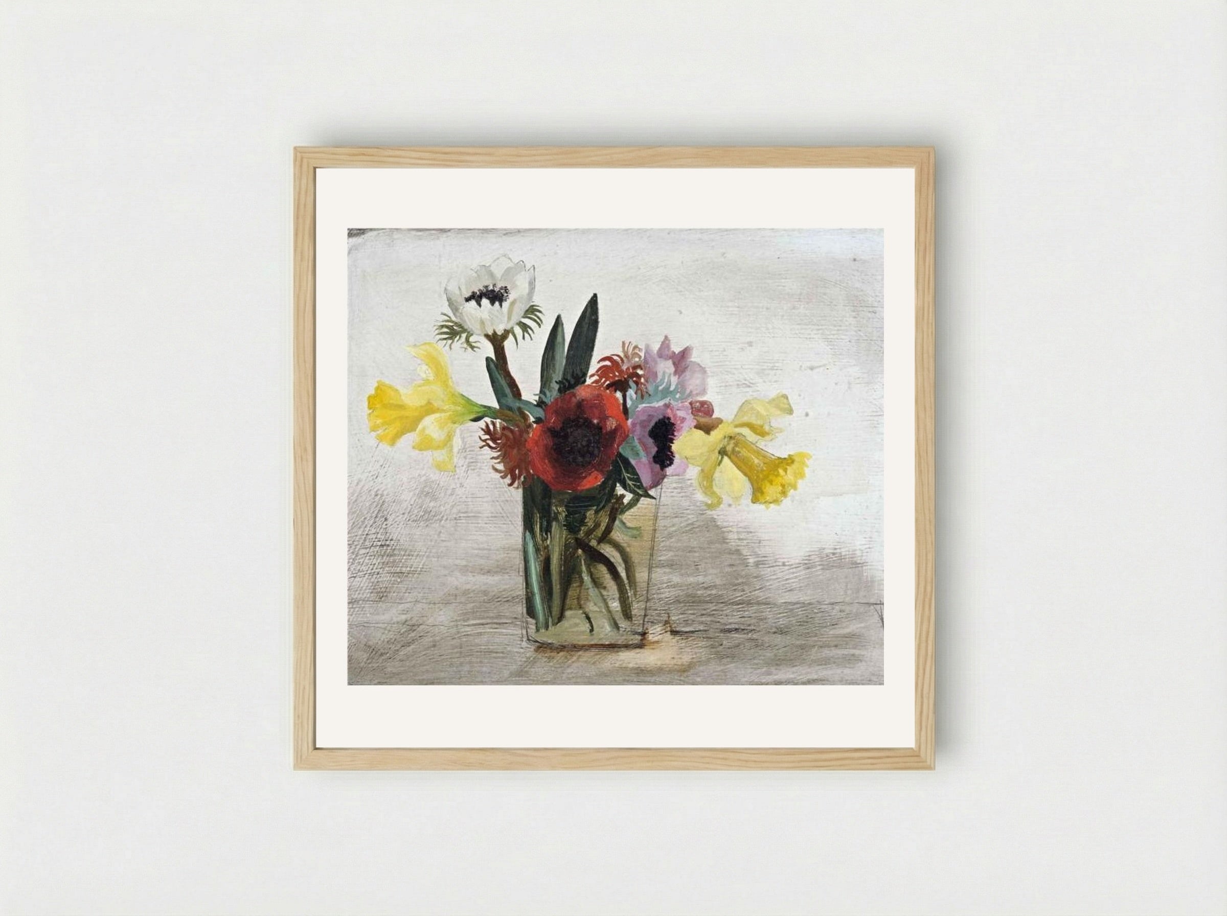 Flowers - Christopher Wood - Framed Print Wood