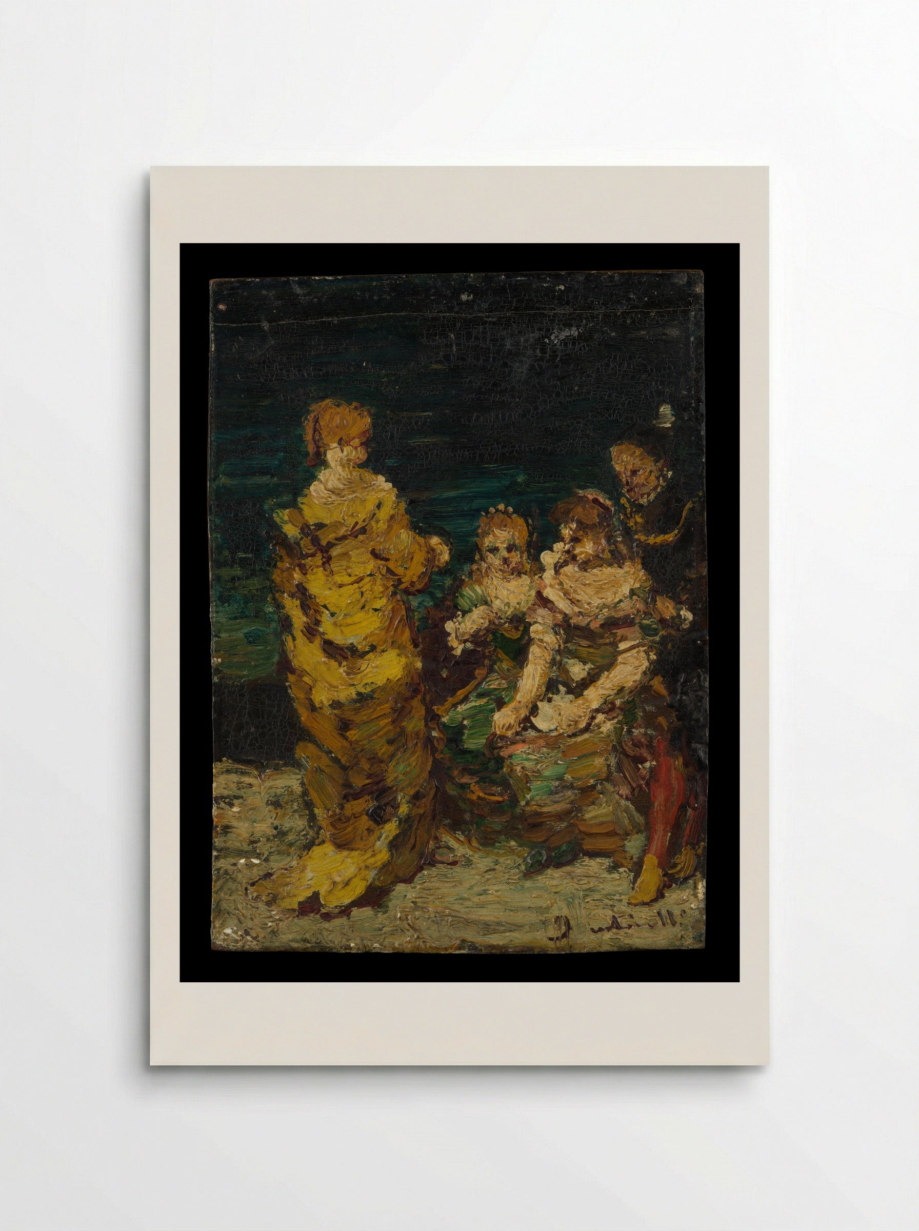 Four Figures - Adolphe Monticelli - Poster