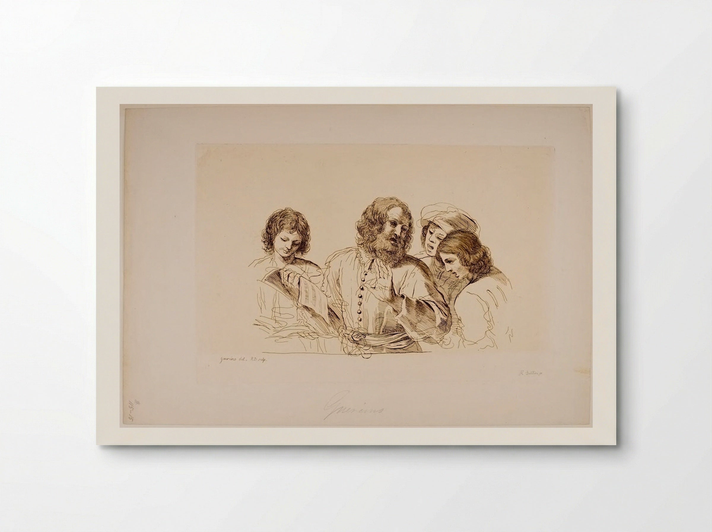 Four Men Singing - Richard Dalton - Poster