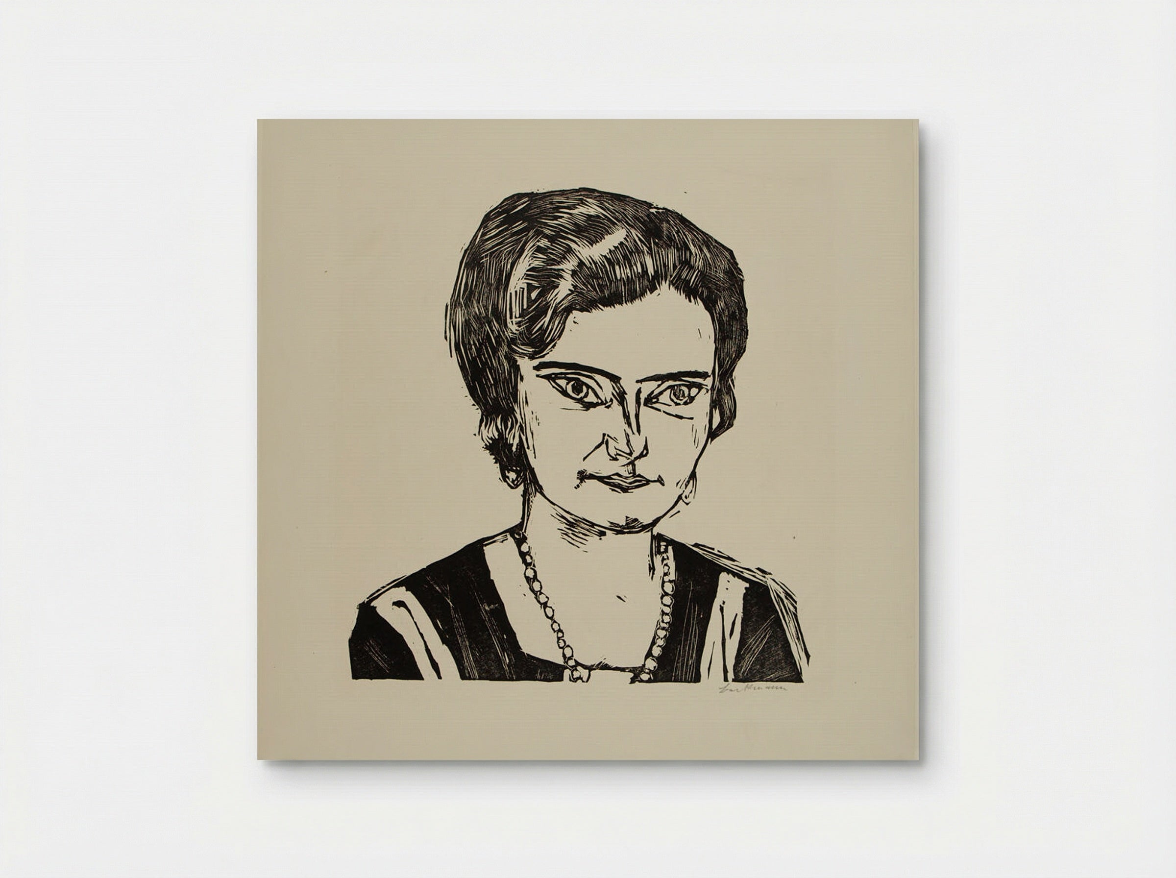 Frau H.M. - Max Beckmann - Poster
