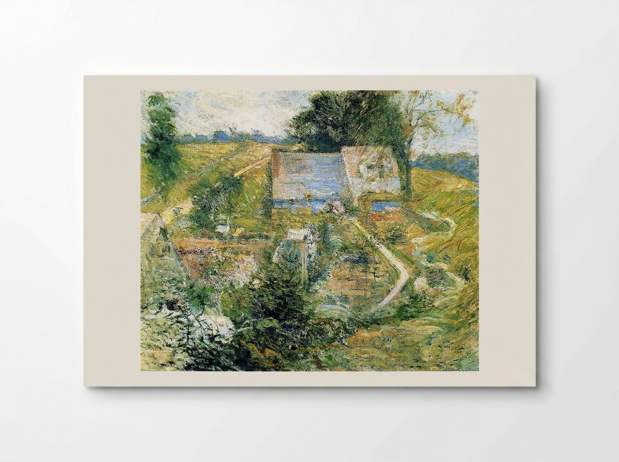 From the Upper Terrace - John Henry Twachtman - Poster
