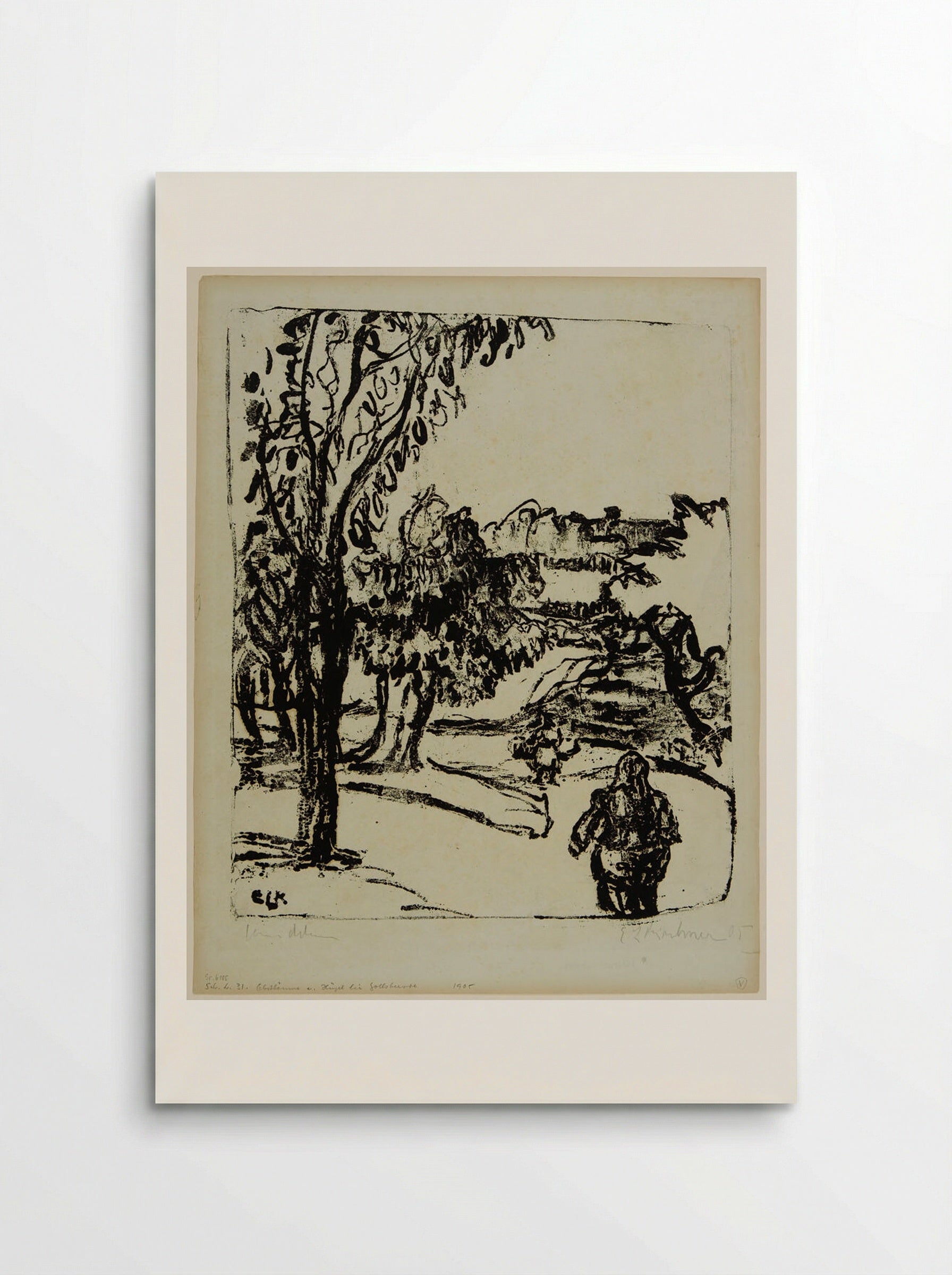Fruit Trees at Gollsberode - Ernst Ludwig Kirchner - Poster