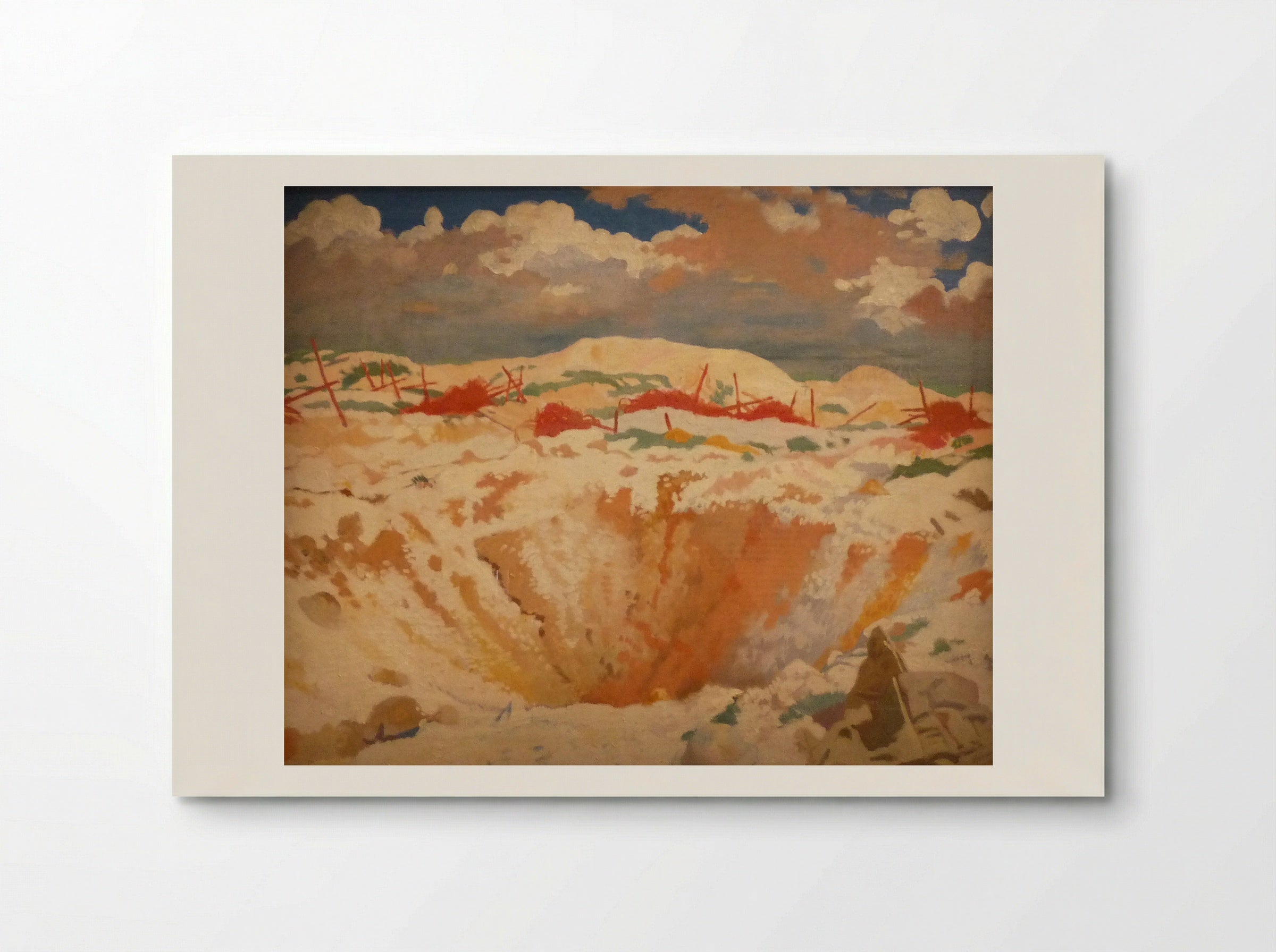 German Wire, Thiepval - William Orpen - Poster