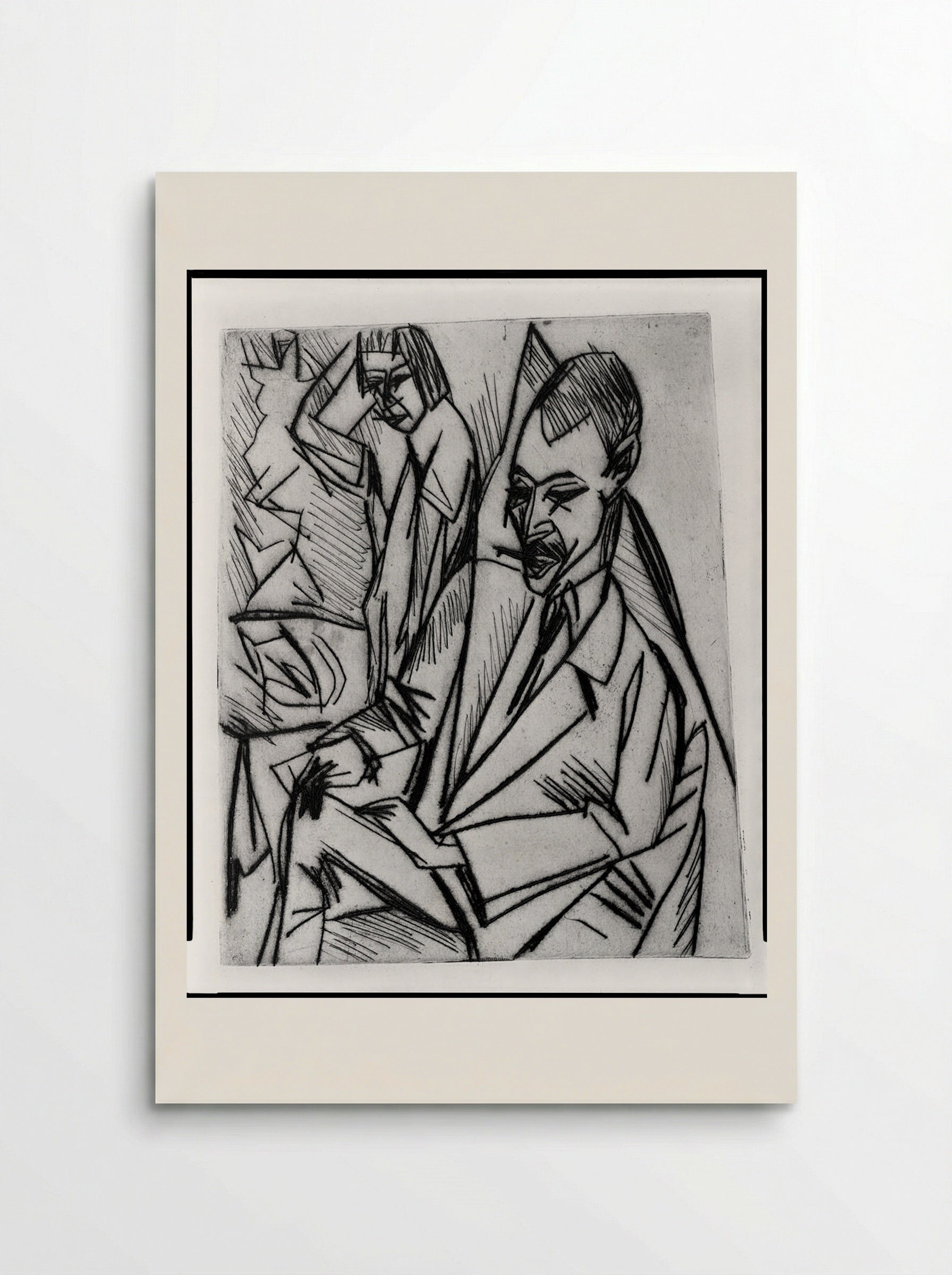 Gewecke and Erna - Ernst Ludwig Kirchner - Poster