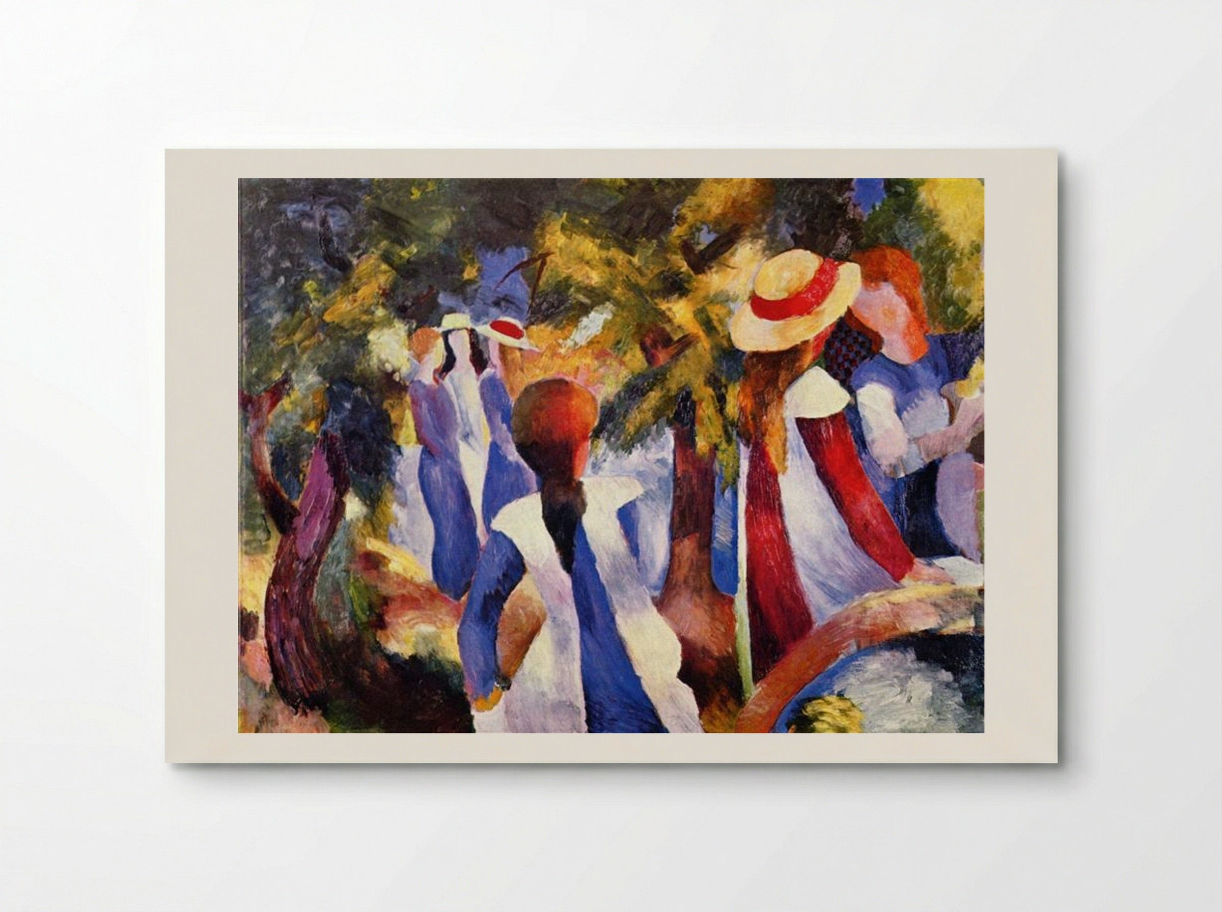 Girl in the Greenery - August Macke - Poster