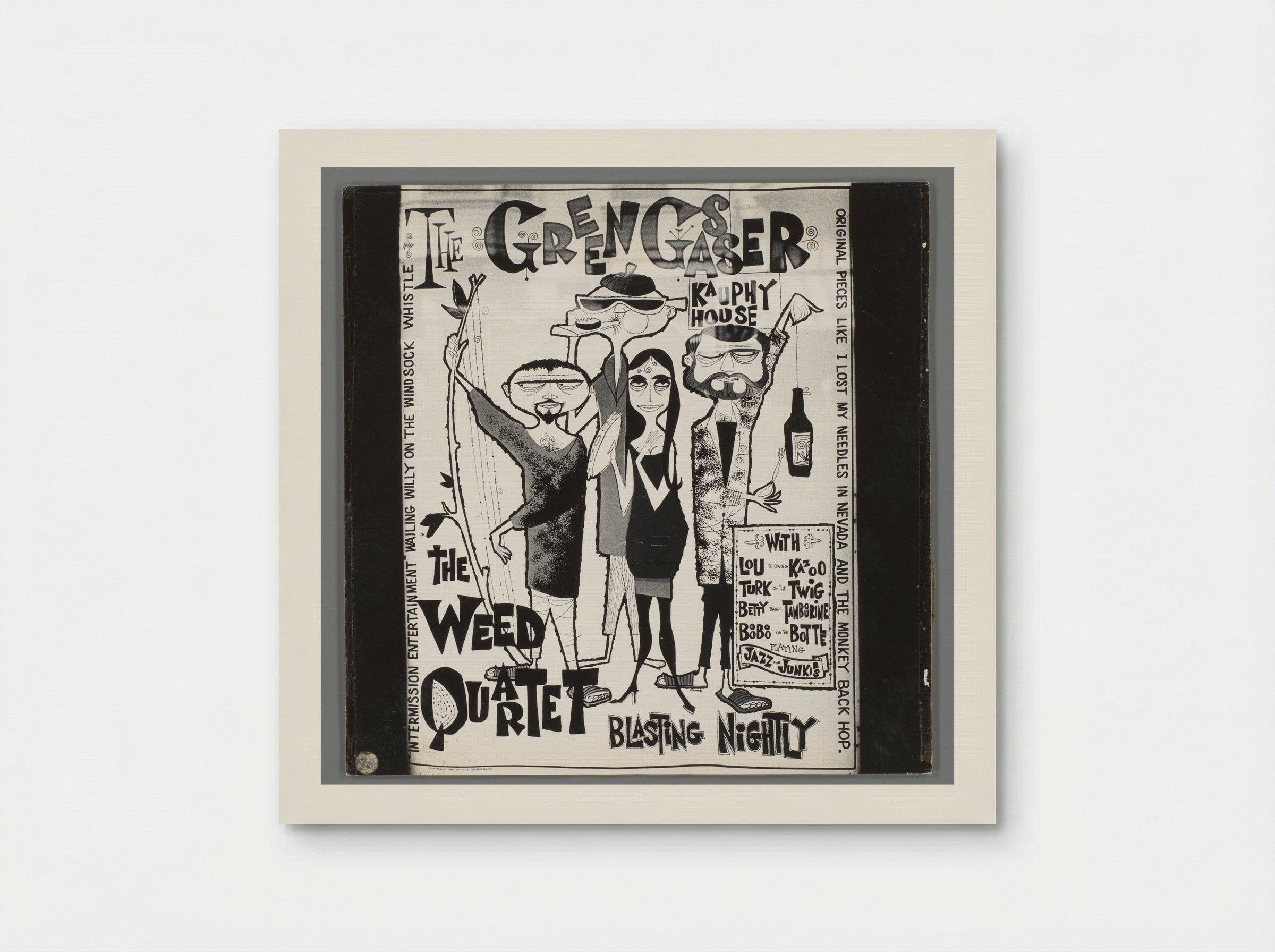 Green Gasser Kauphy House Poster - Ed van der Elsken - Poster