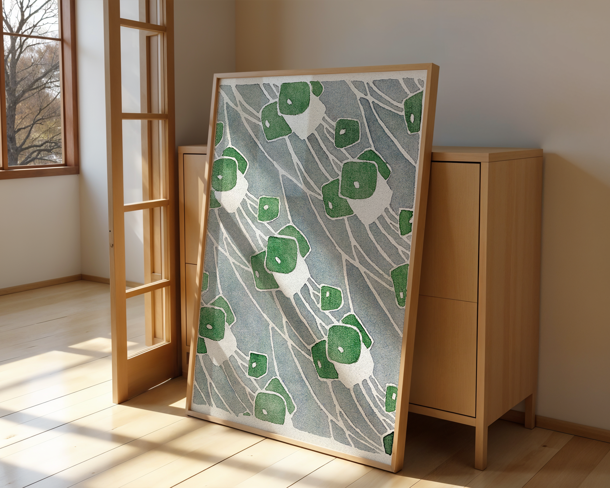 Green-Geometric-(1915)-by-Hannah-Borger-Overbeck mockup