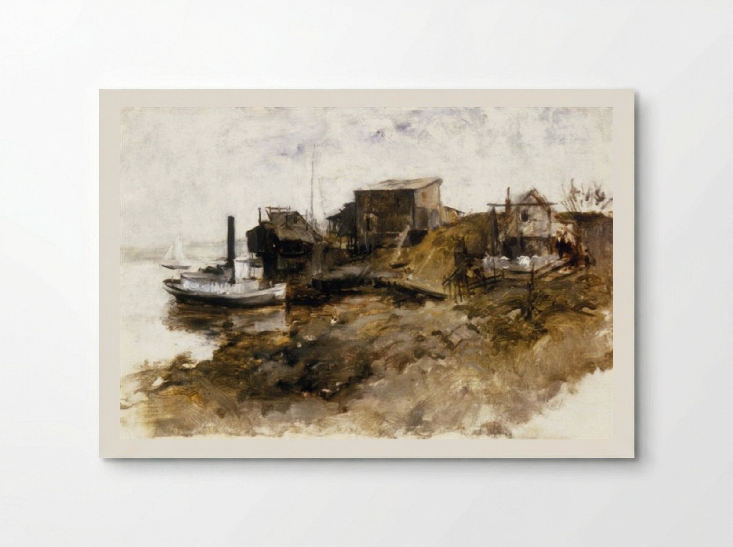 Harbor View - John Henry Twachtman - Poster
