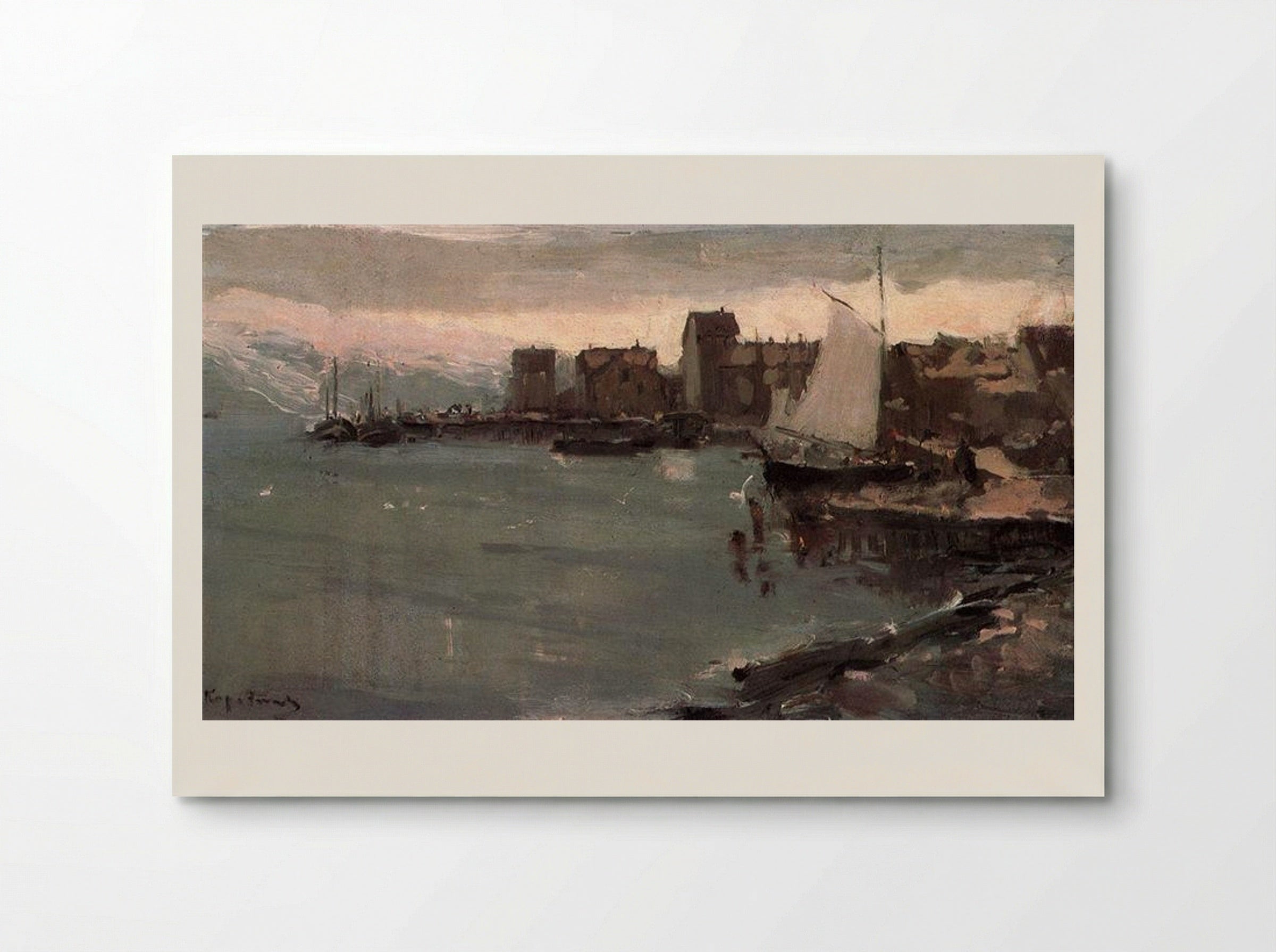 Harbour in Norway - Konstantin Korovin - Poster