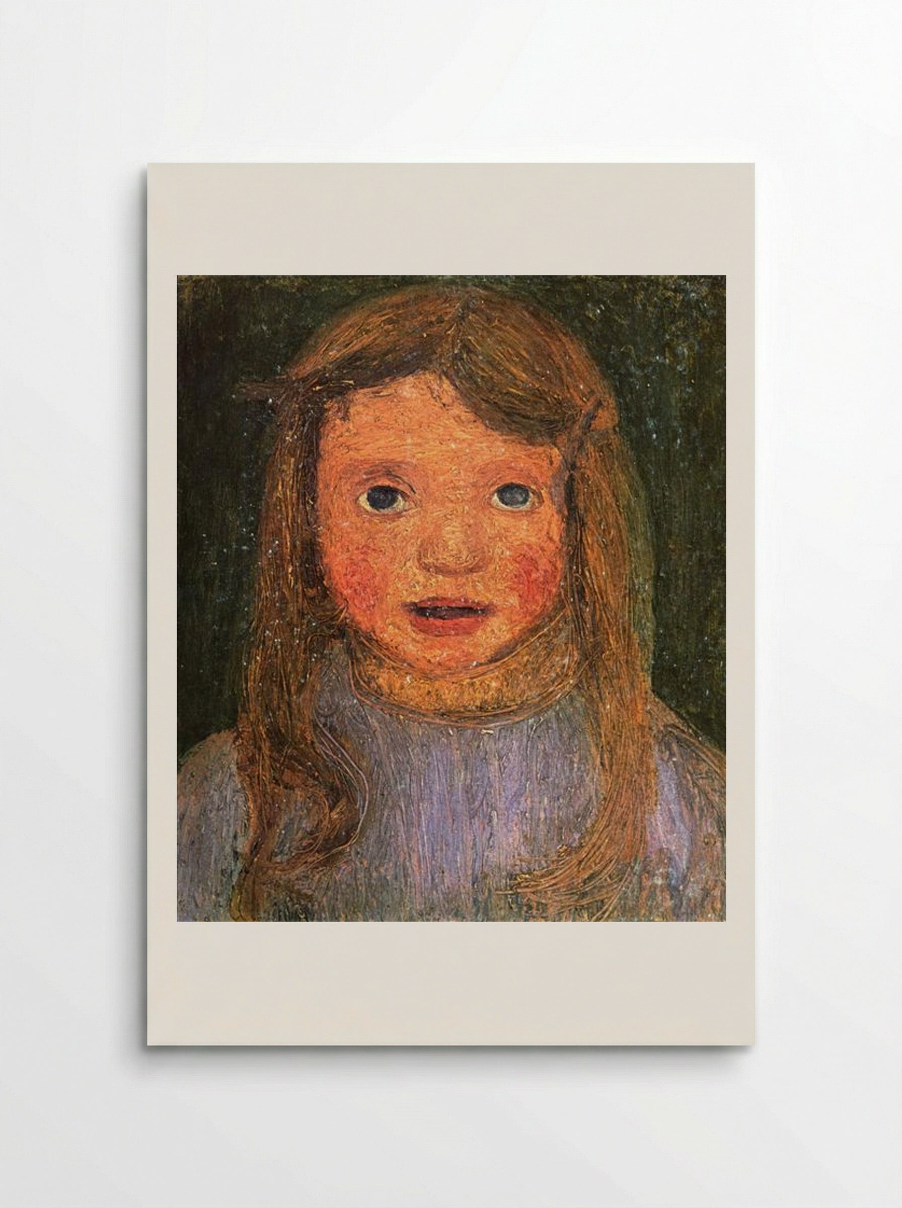 Head of a little girl (Elsbeth) - Paula Modersohn-Becker - Poster