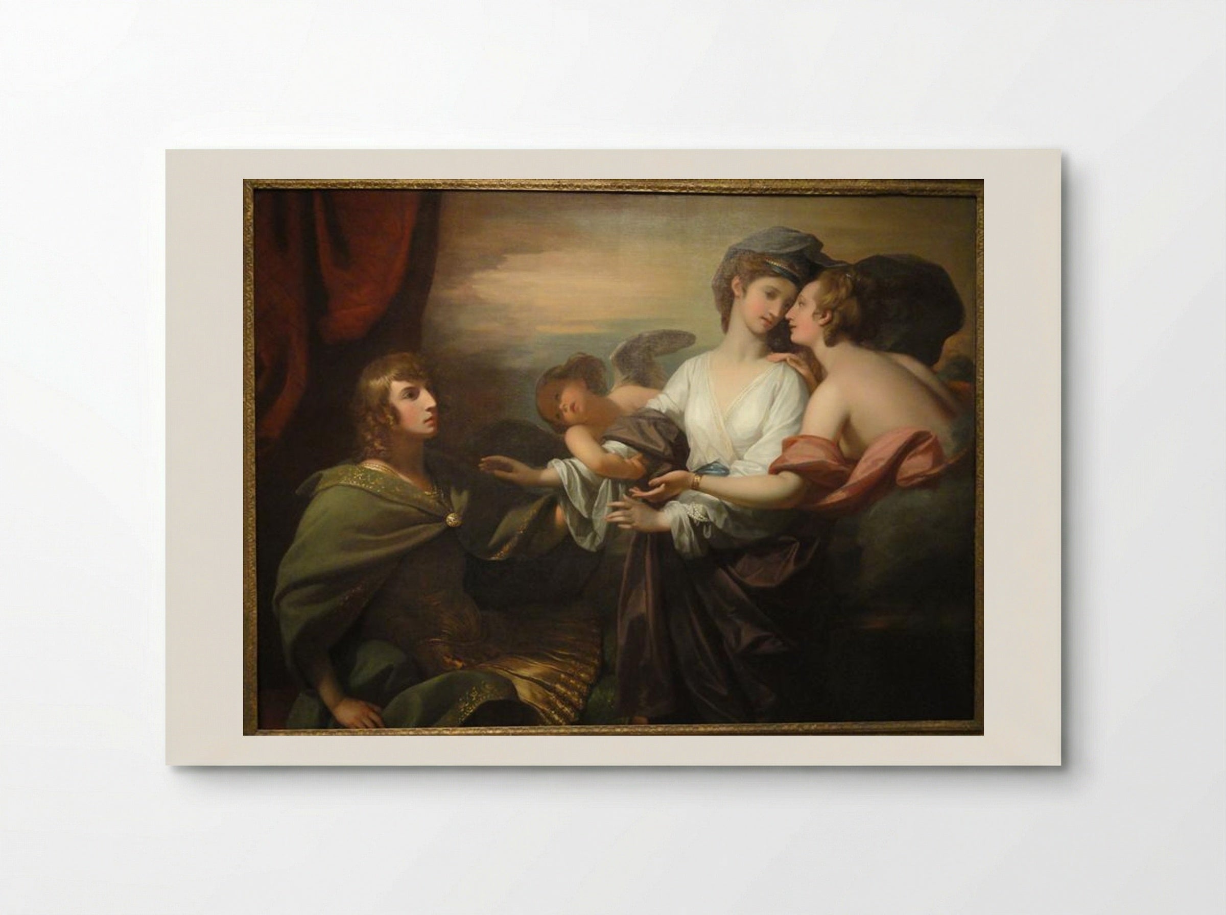 Helen Brought From Paris - Benjamin West - Poster