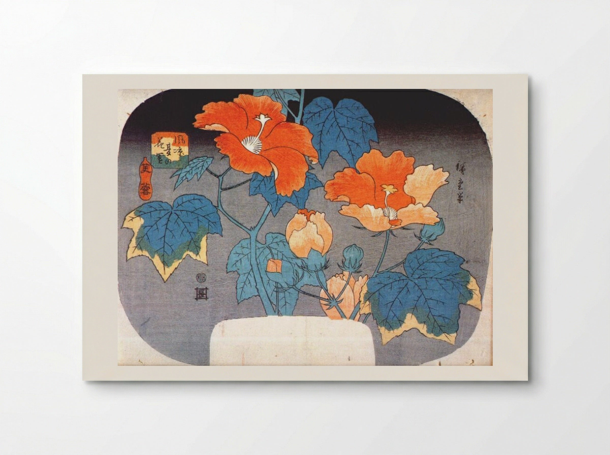 Hibiscus - Utagawa Hiroshige - Poster
