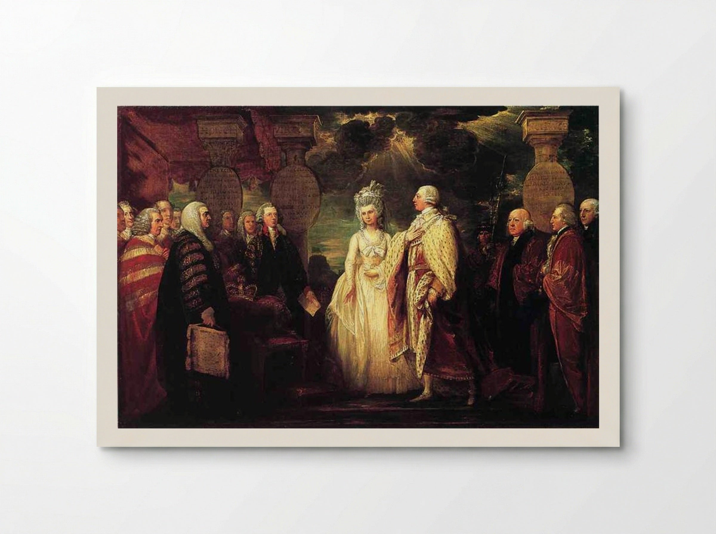 His Majesty George III Resuming Power - Benjamin West - Poster