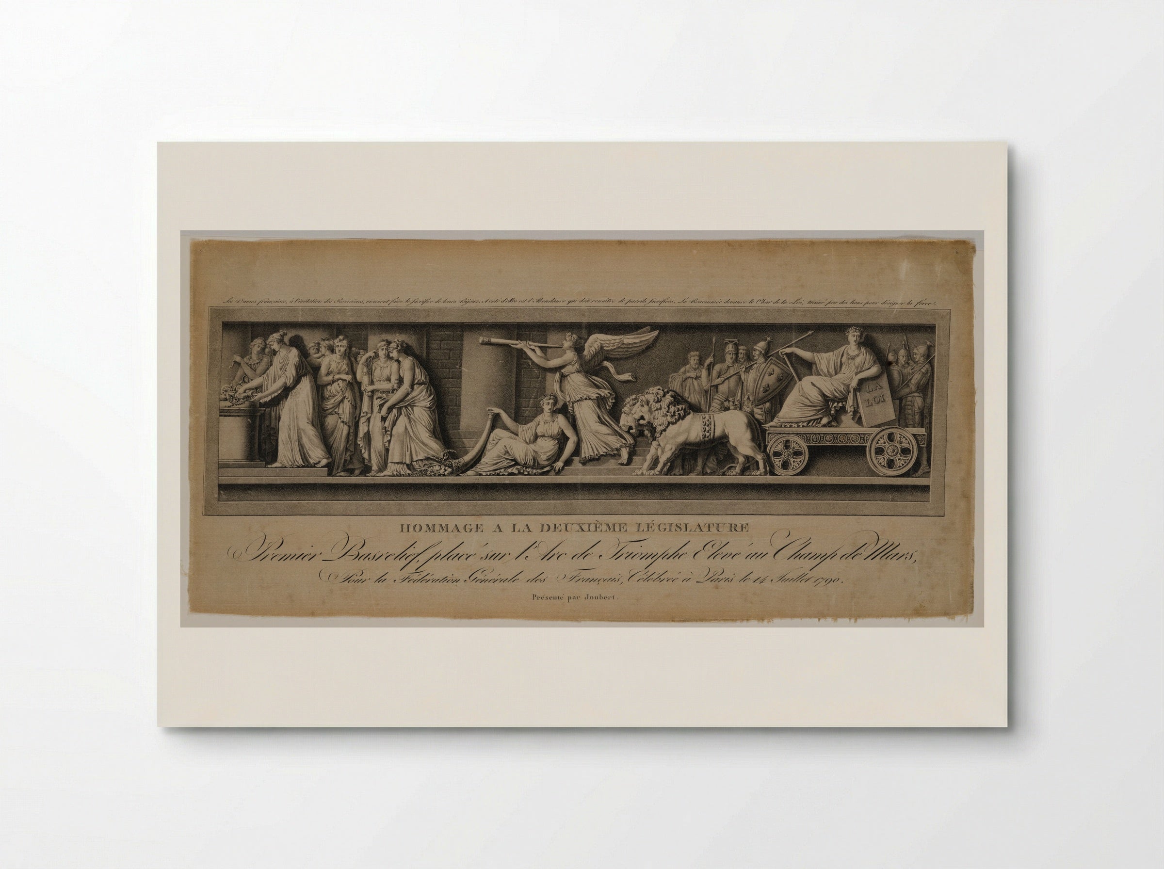 Homage to the Second Legislature - Jean Baptiste Lucien - Poster