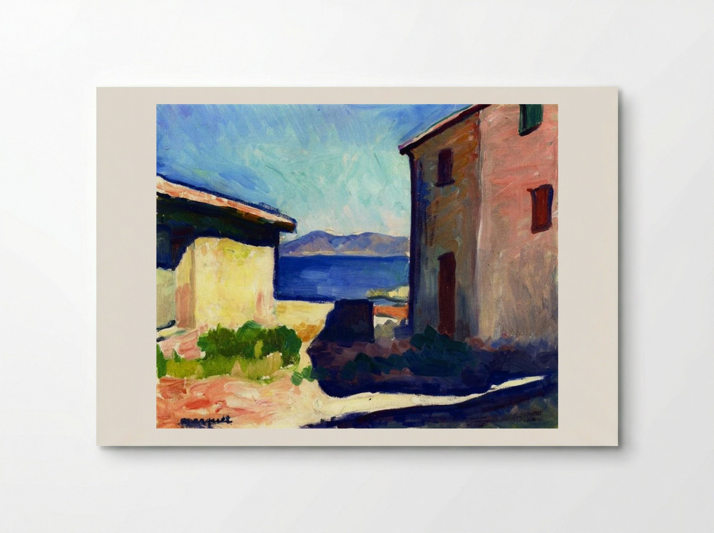 House at Saint-Tropez - Albert Marquet - Poster