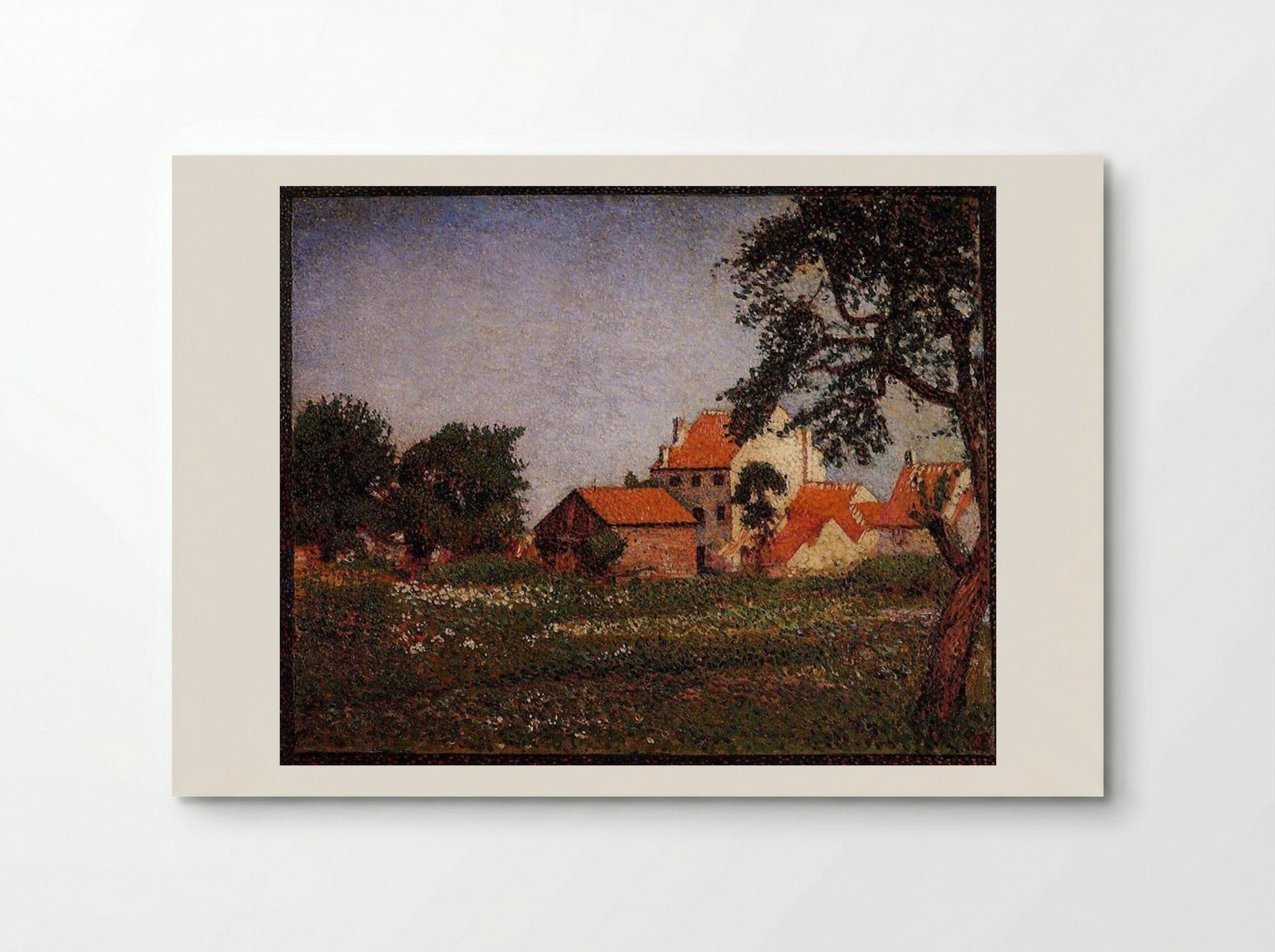 Houses at La Hulpe - Georges Lemmen - Poster