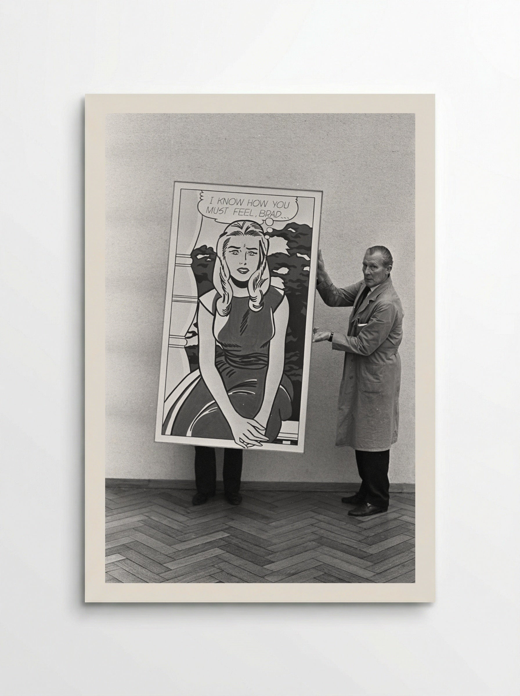 I Know How You Must Feel, Brad... - Roy Lichtenstein - Poster