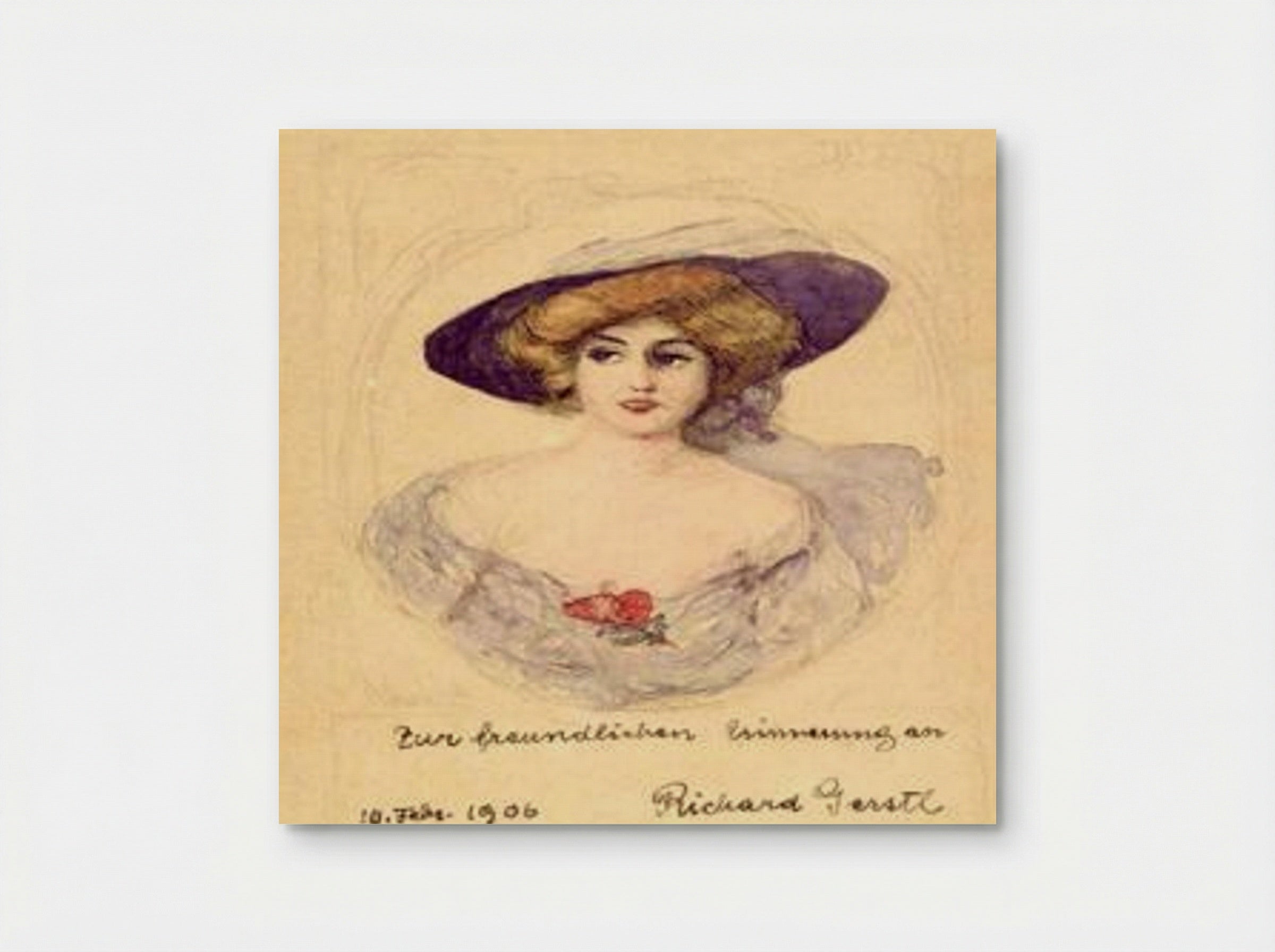 Ideal Image of Trude Geiringer - Richard Gerstl - Poster