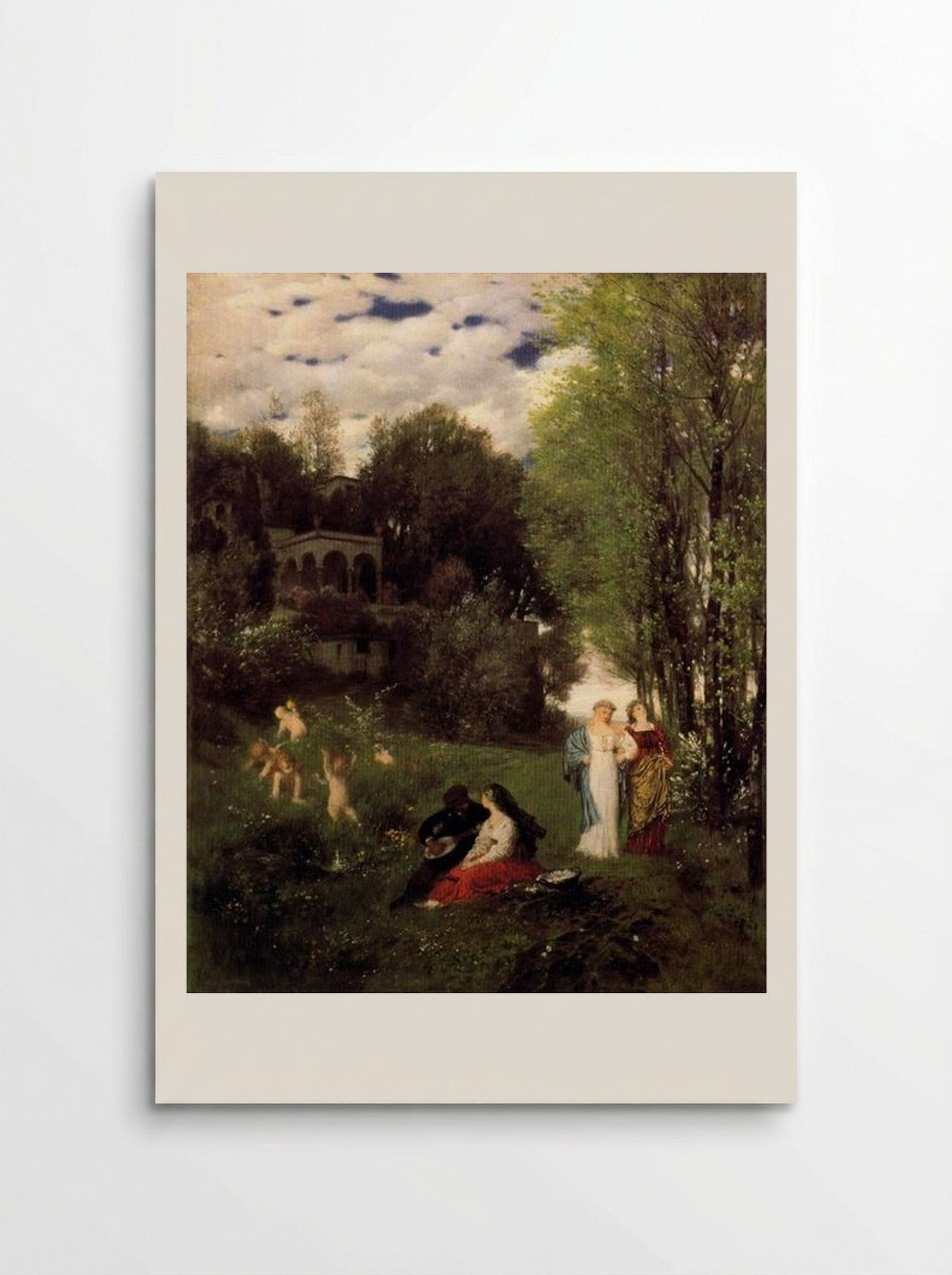 Ideal Spring Landscape - Arnold Böcklin - Poster