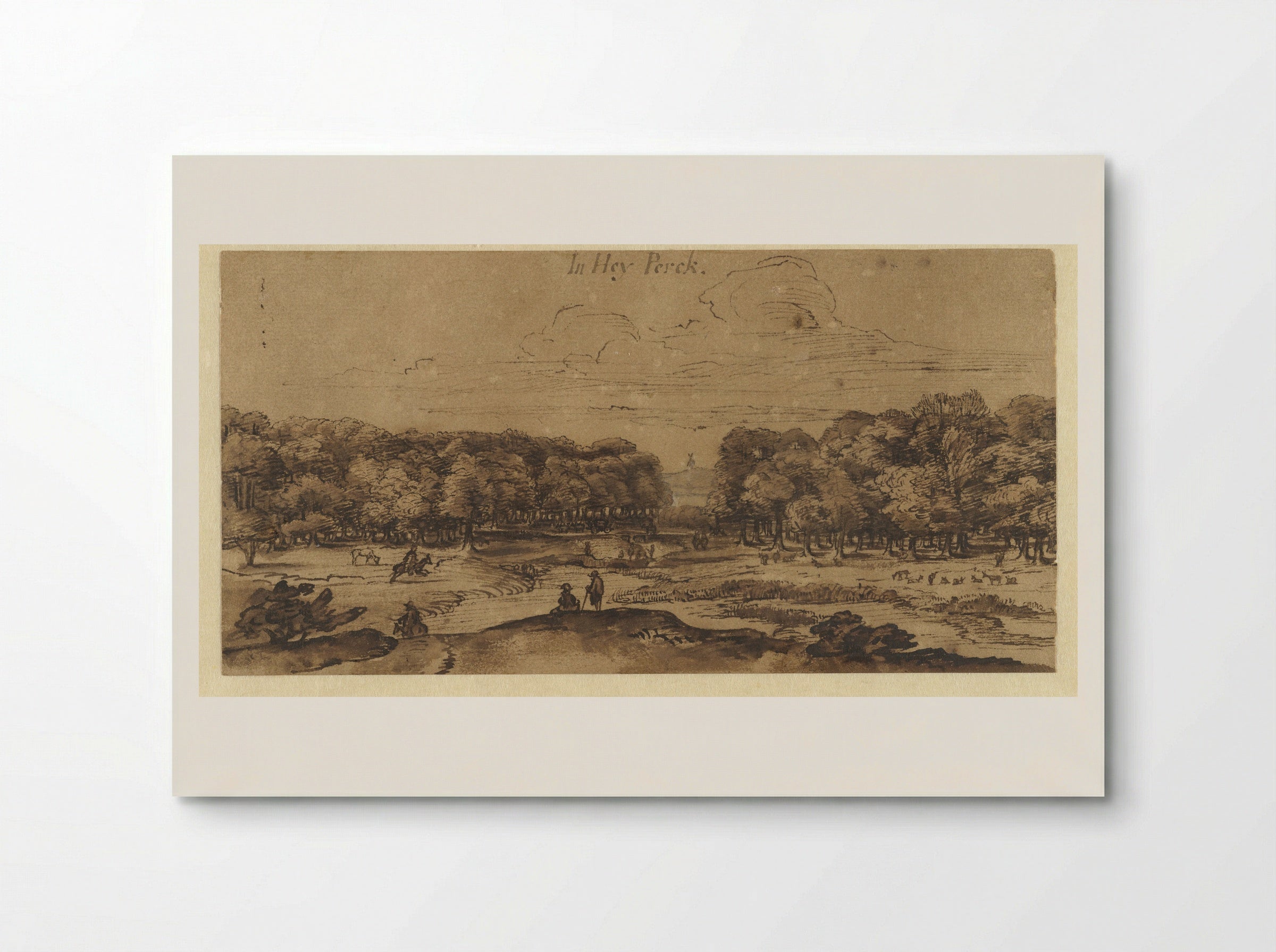 In Hey Perck (Hyde Park, London) - Michiel van Overbeek - Poster