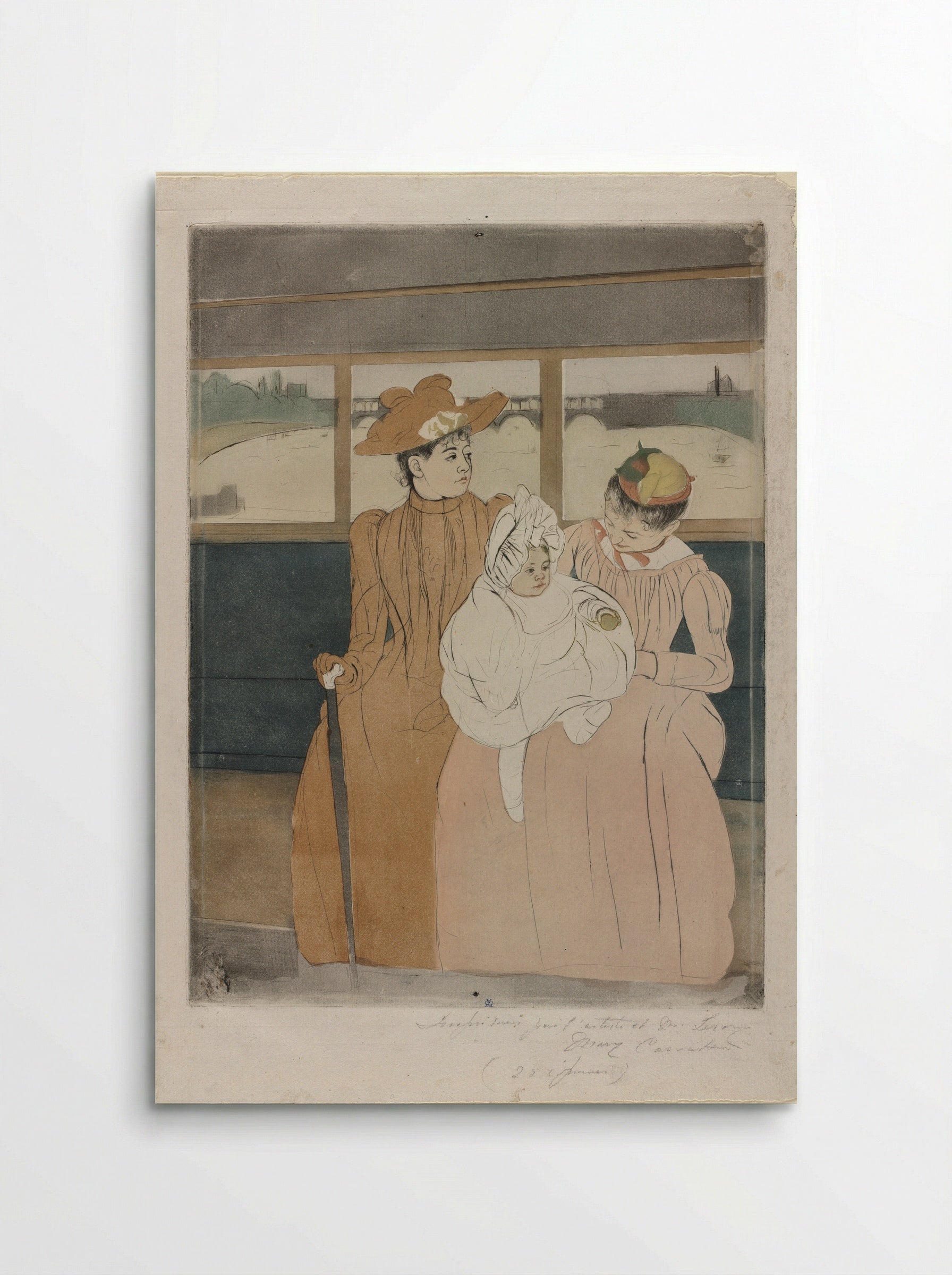 In the Omnibus - Mary Cassatt - Poster