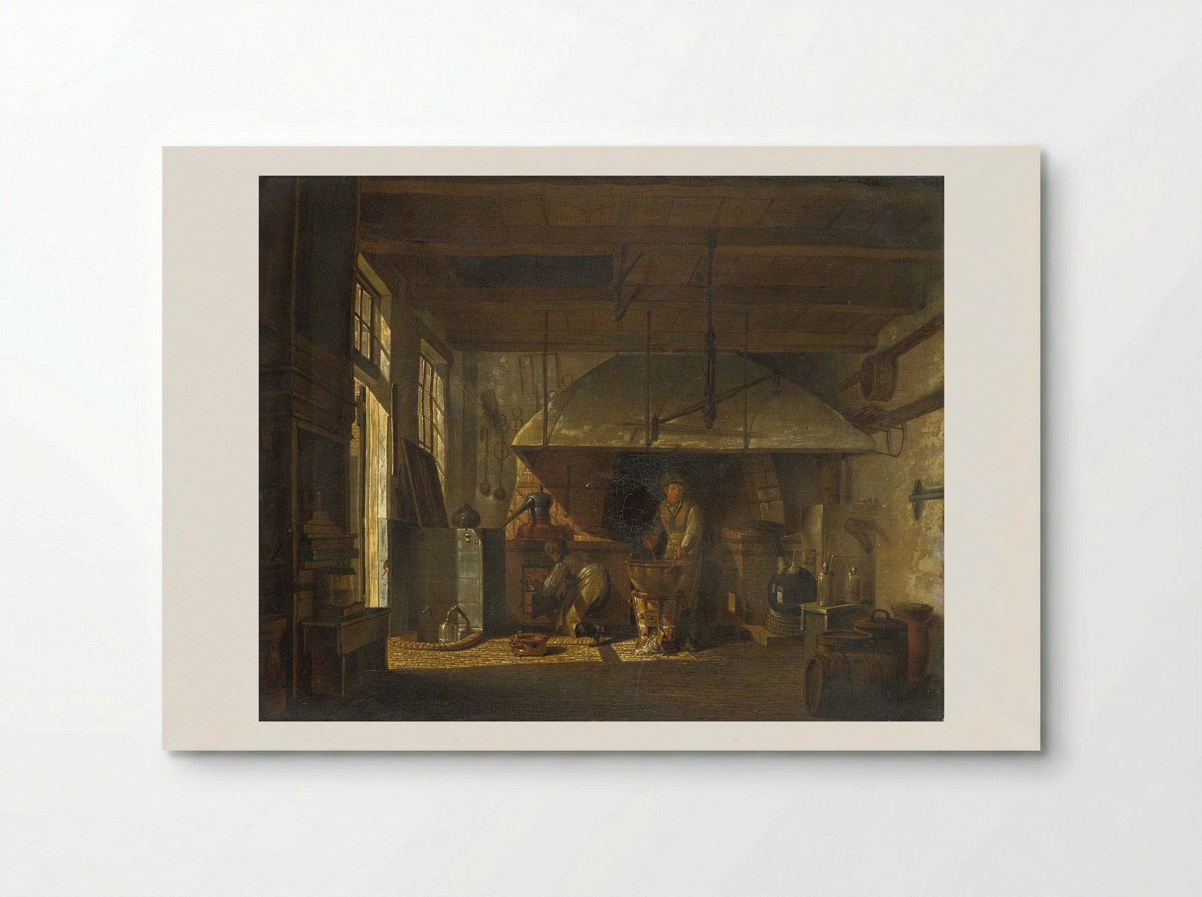 Interior of a Laboratory - Johannes Jelgerhuis - Poster