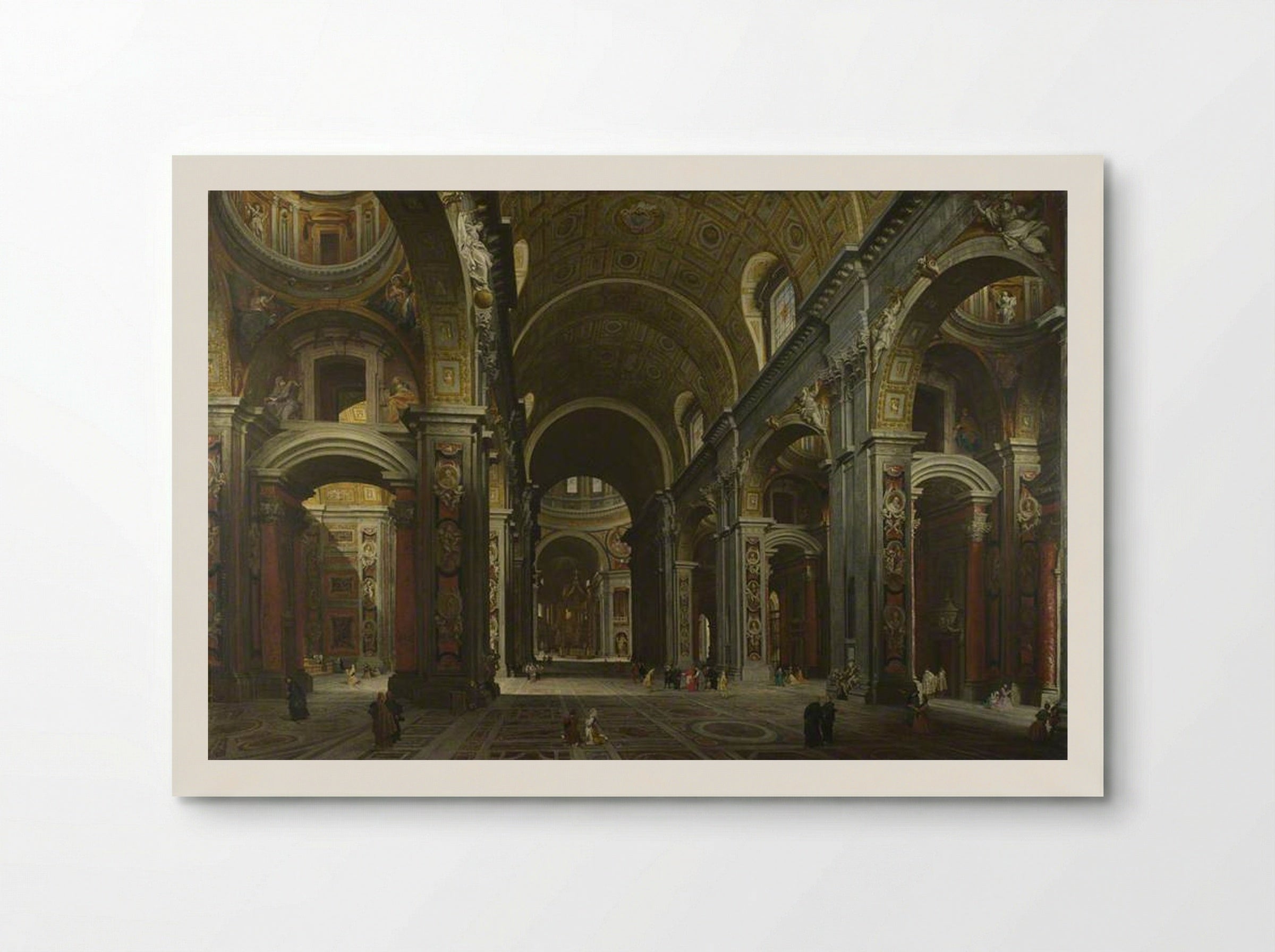 Interior of the Pantheon, Rome - Giovanni Paolo Panini - Poster