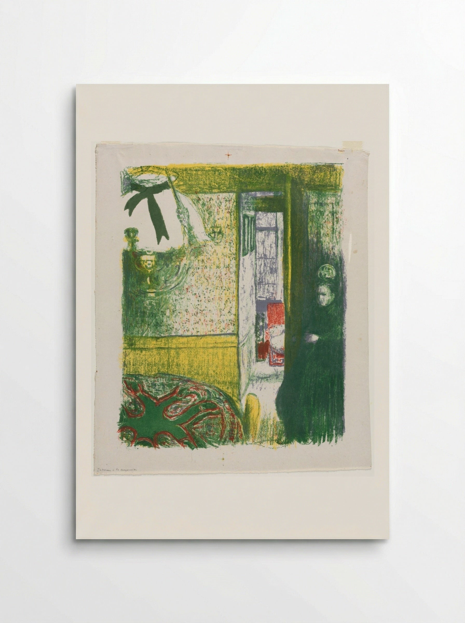 Interior with a Hanging Lamp - Édouard Vuillard - Poster