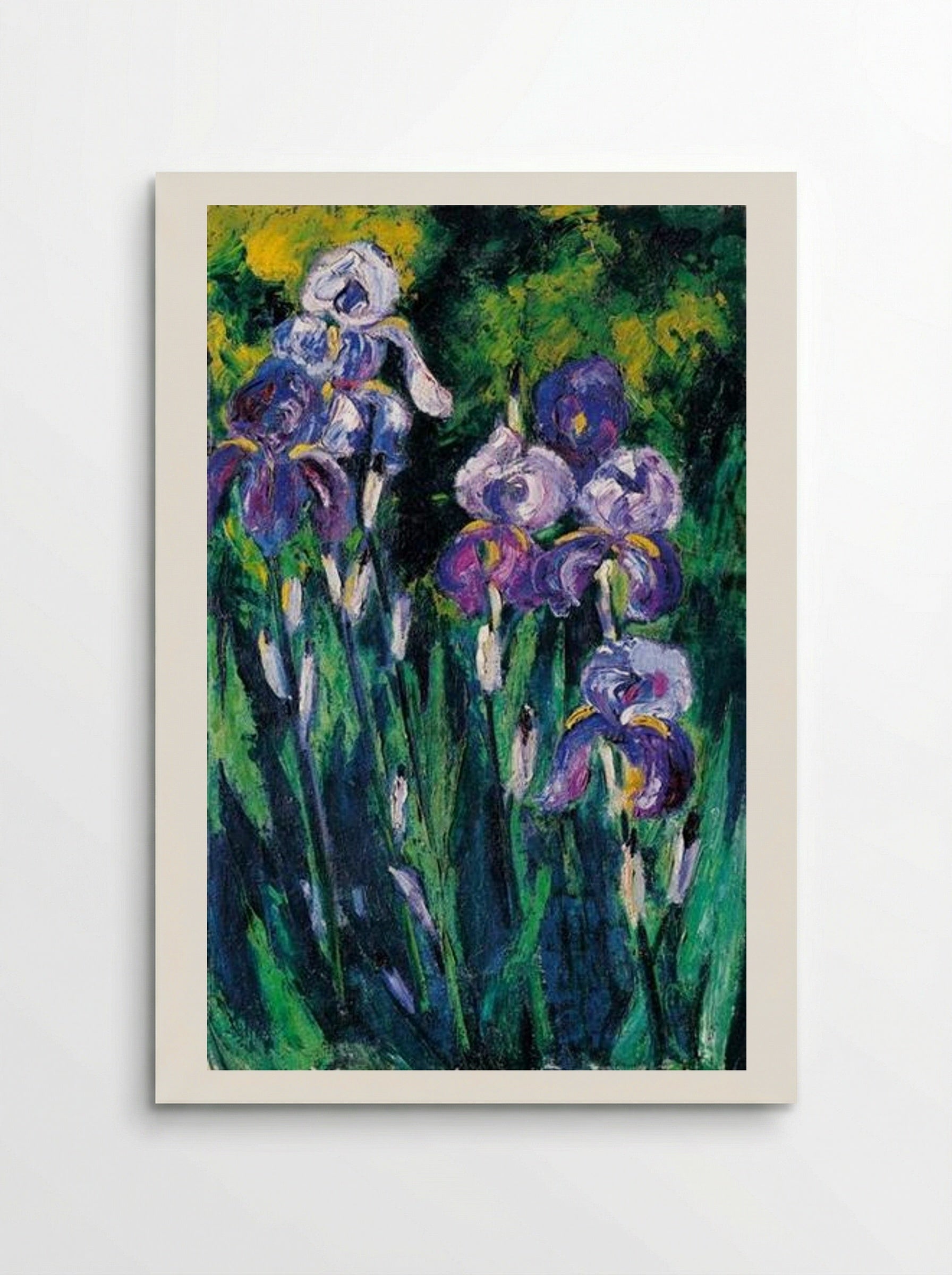 Irises in Evening Shadows - Max Pechstein - Poster