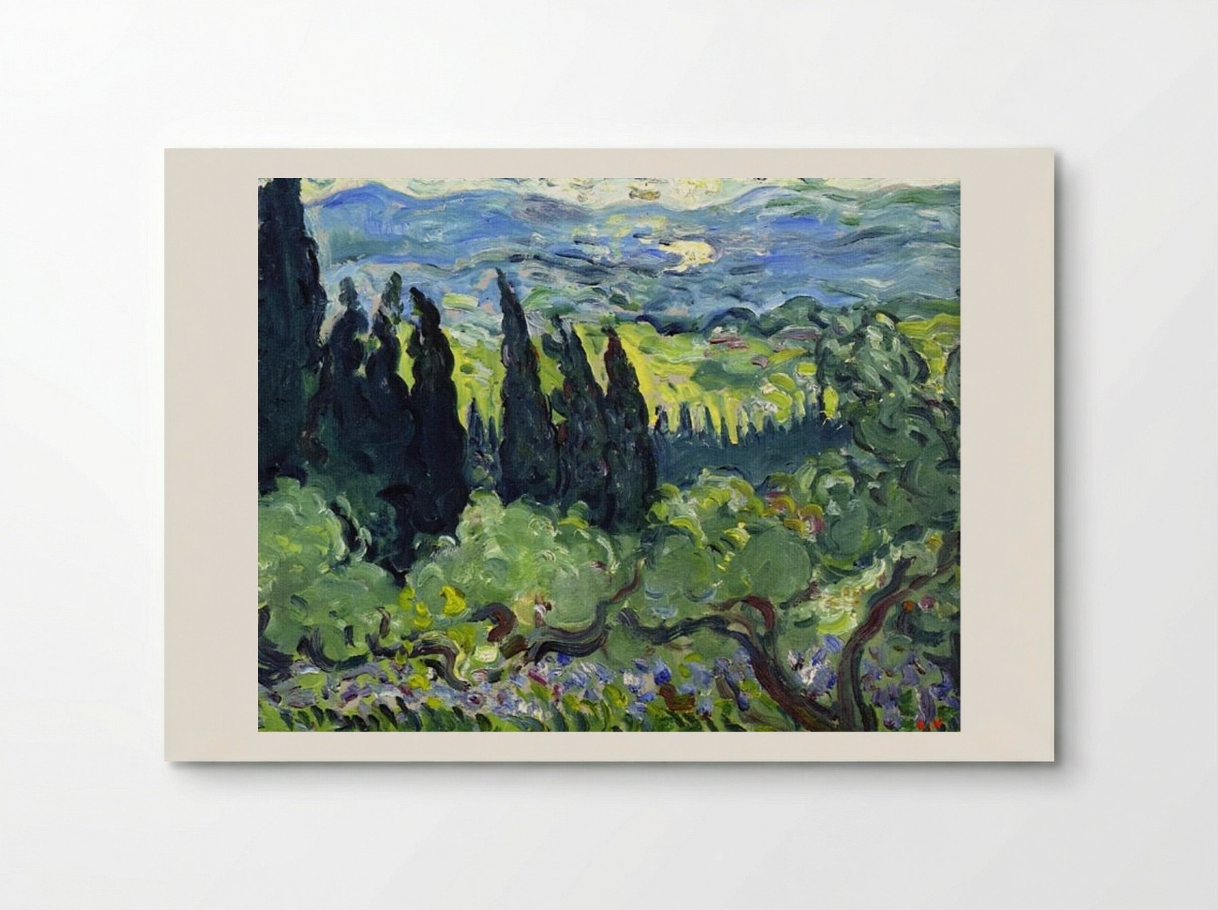 Italian Landscape, Cypresses - Louis Valtat - Poster