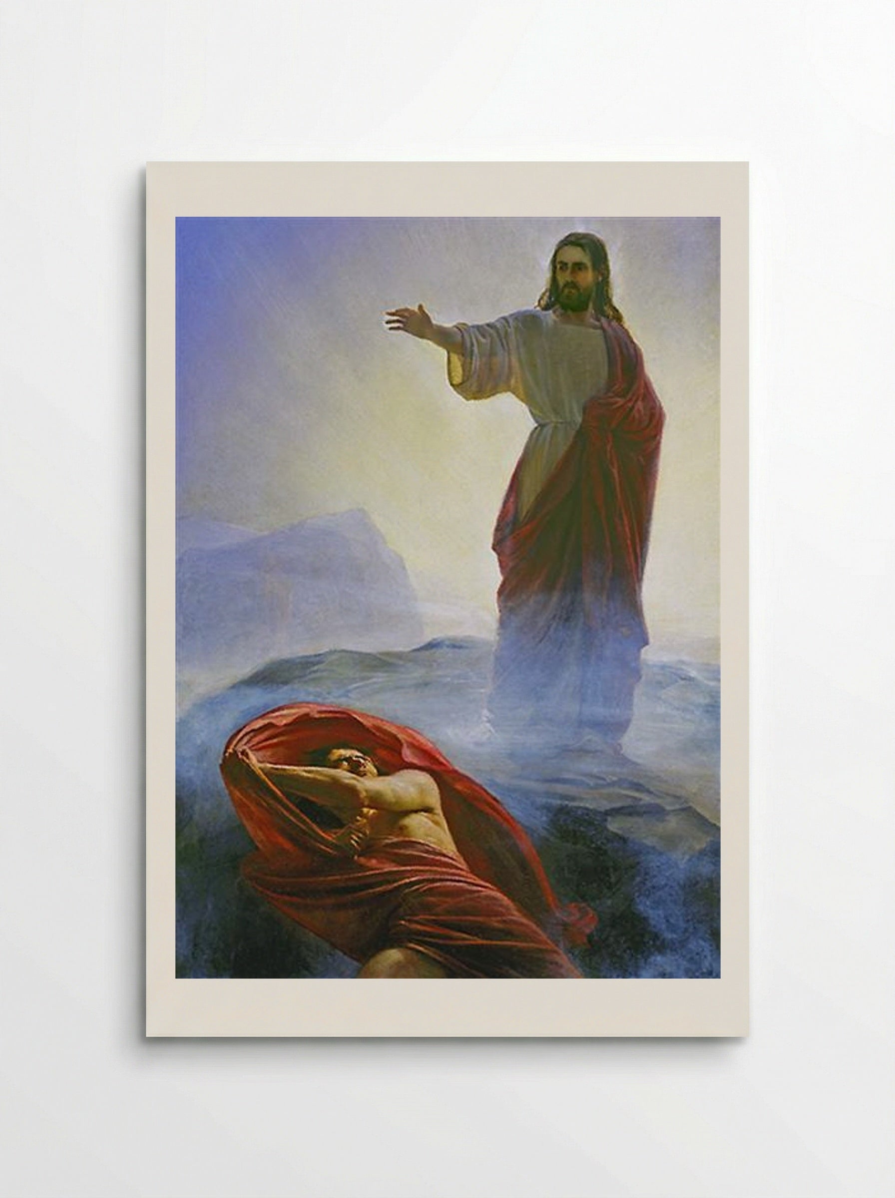 Jesus Tempted - Carl Bloch - Poster