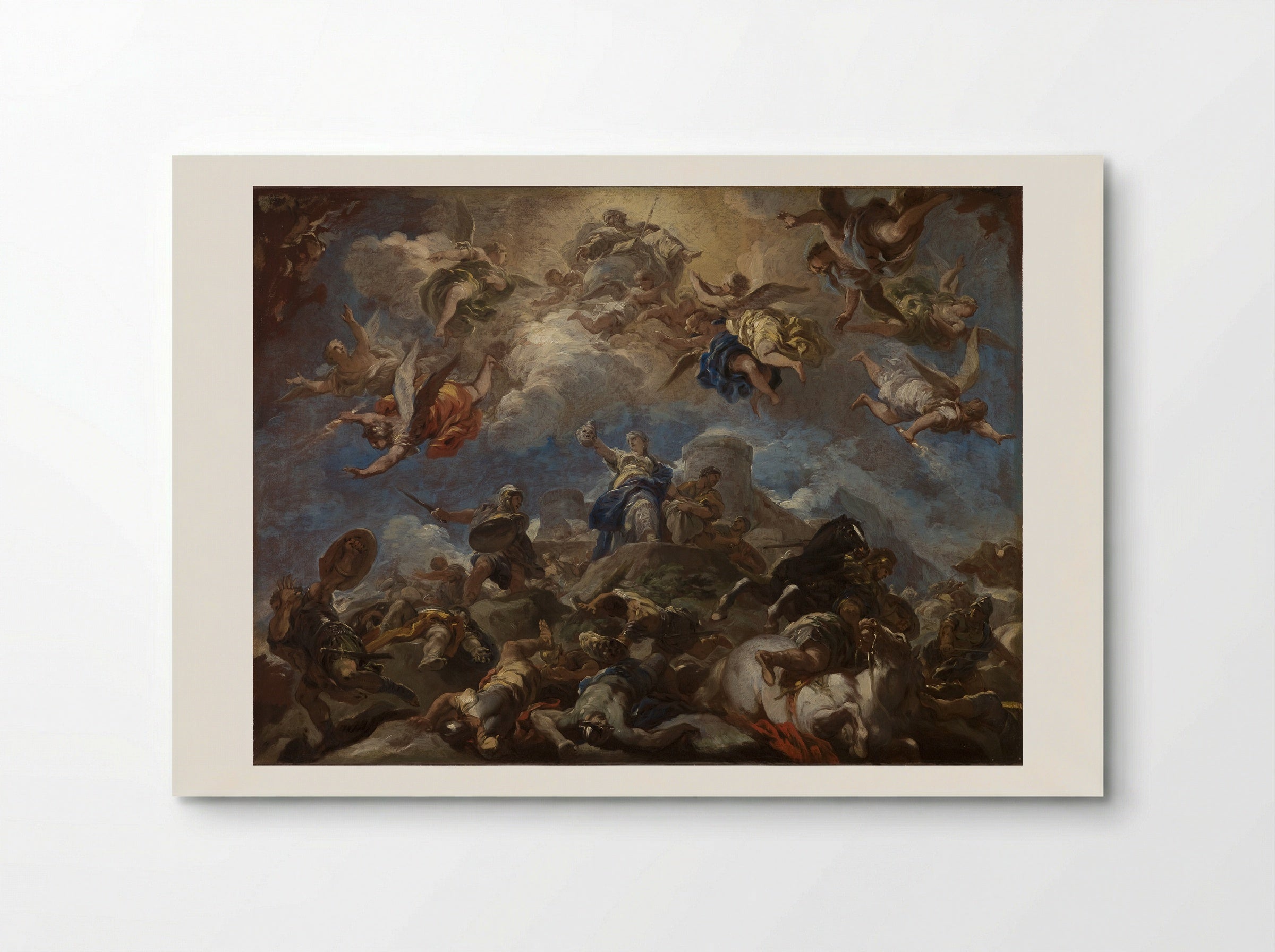 Judith Displaying the Head of Holofernes - Luca Giordano - Poster