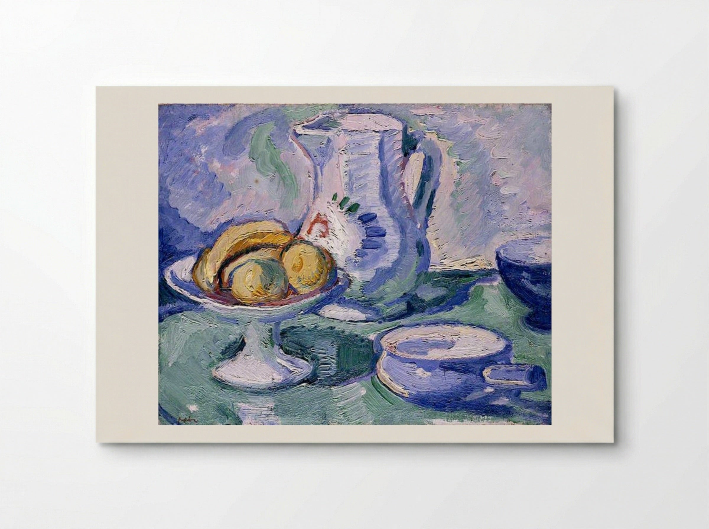 Jug and Yellow Fruit - Samuel Peploe - Poster
