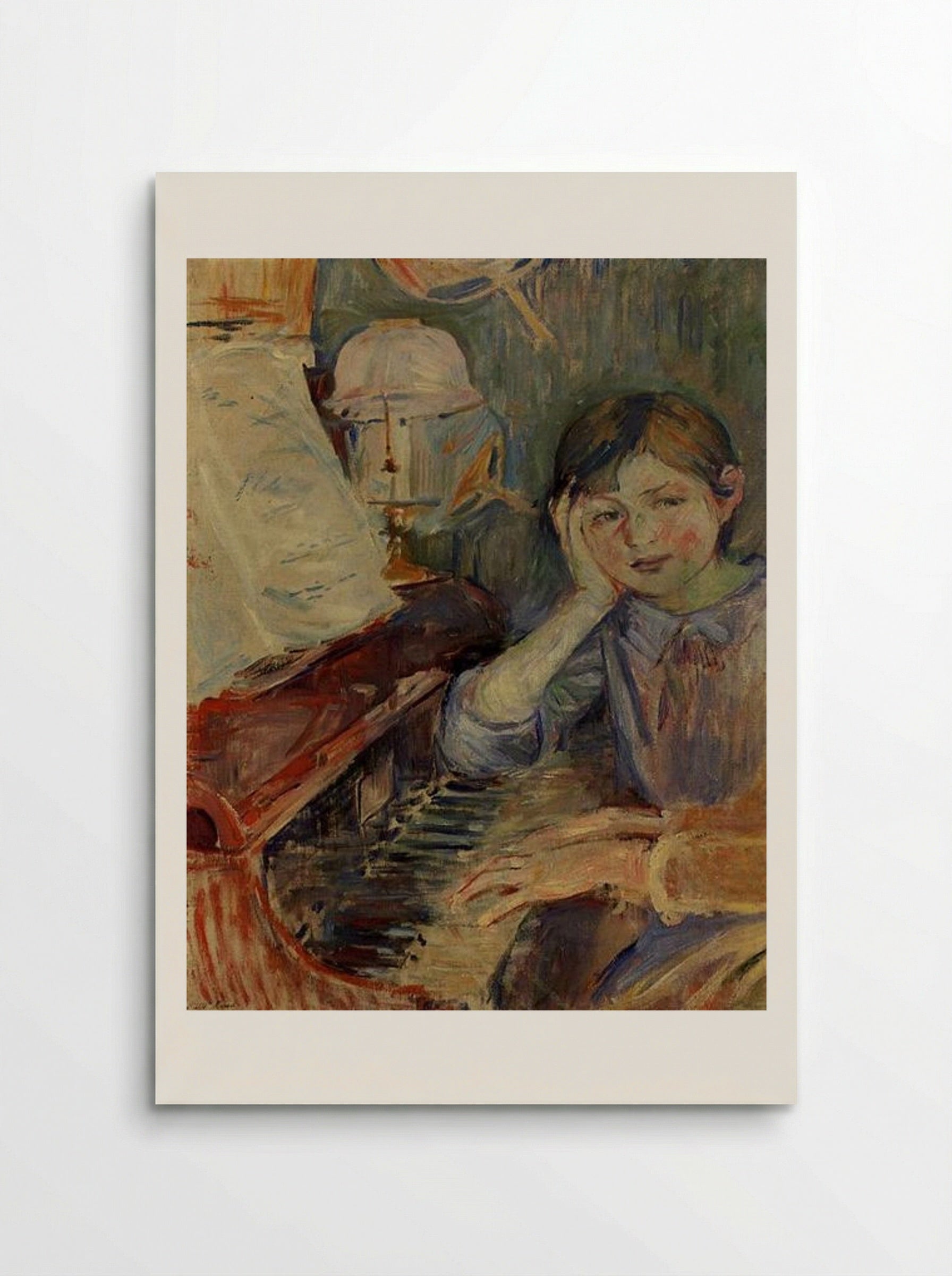 Julie Listening - Berthe Morisot - Poster