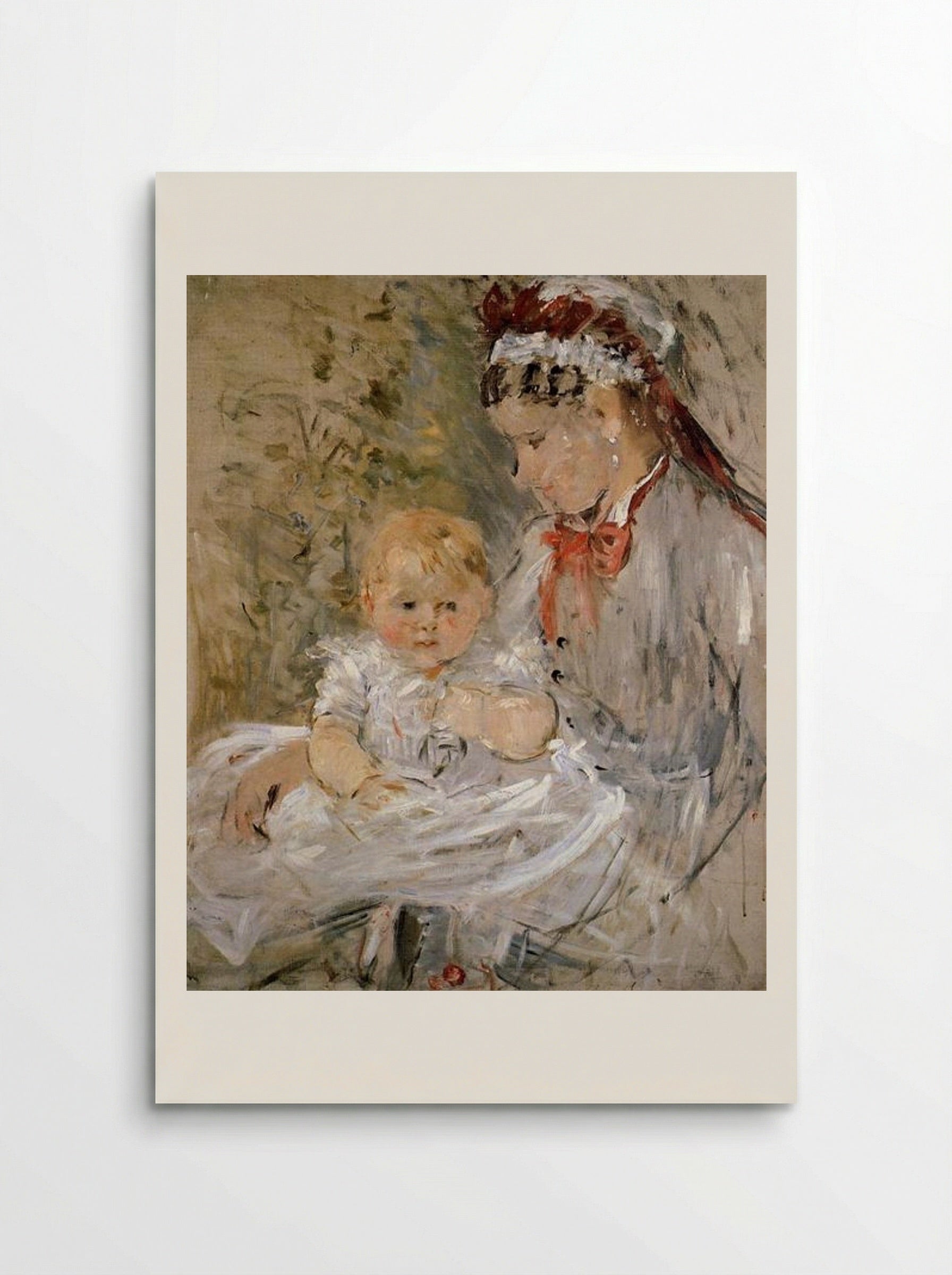 Julie Manet and Her Nurse - Berthe Morisot - Poster