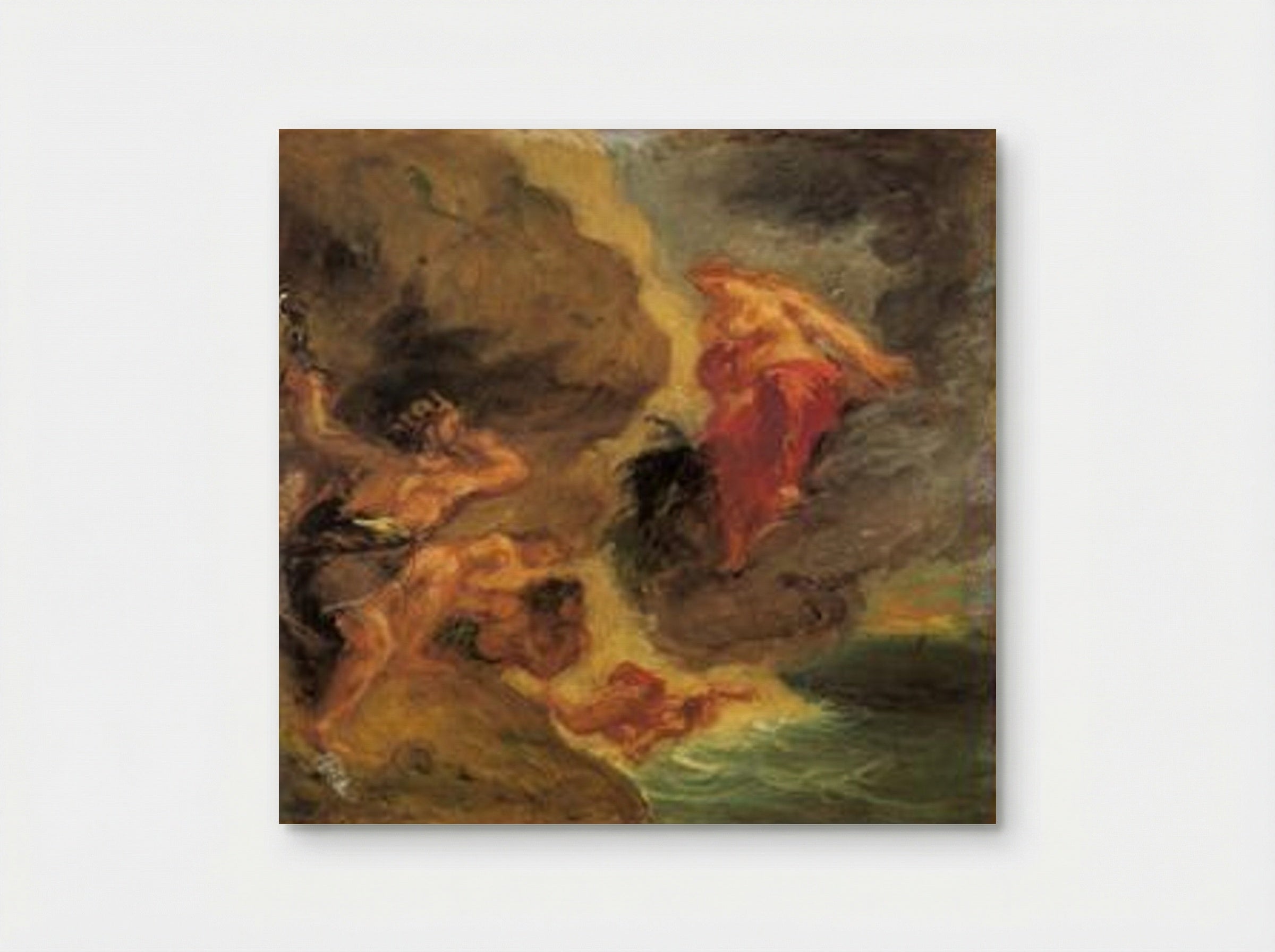 Juno and Aeolus - Eugène Delacroix - Poster