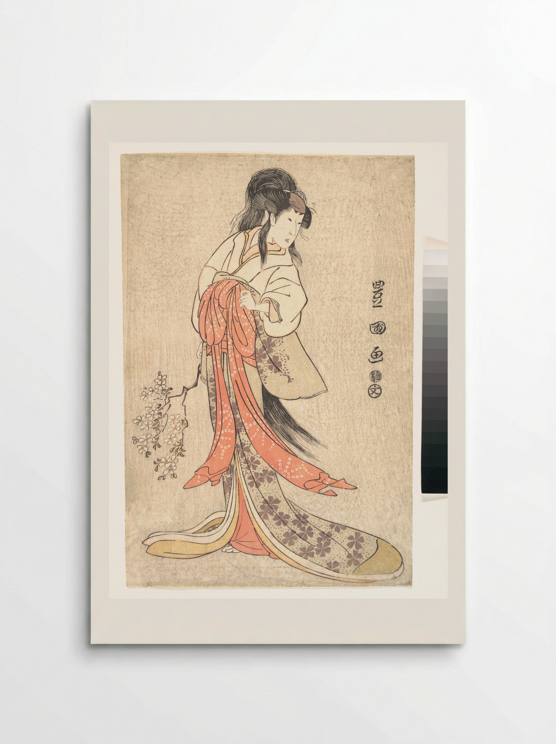 Kabuki Actor Segawa Kikunojō III in a Mad Female Role - Utagawa Toyokuni I - Poster