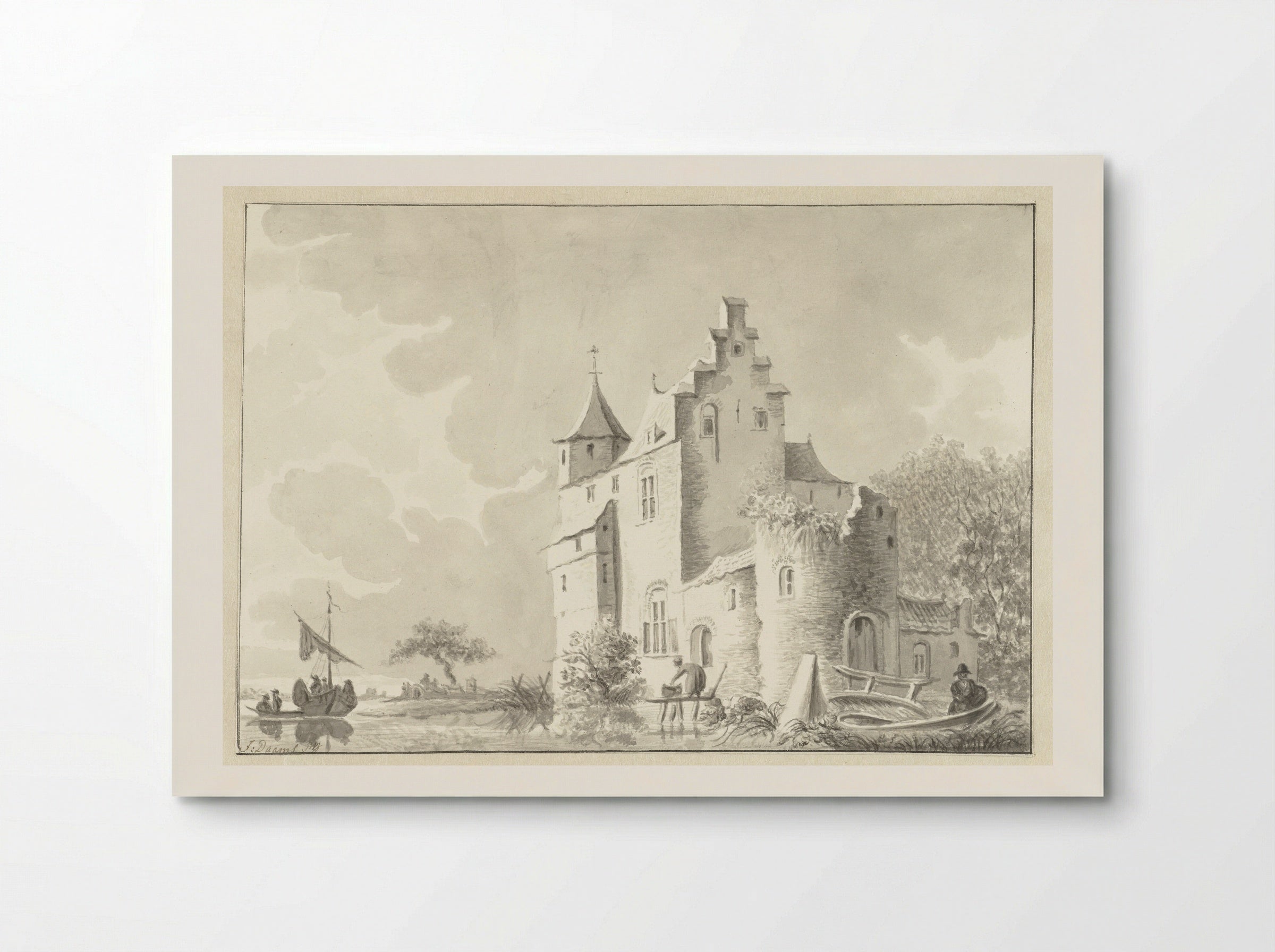Kasteel - Joost Daams - Poster