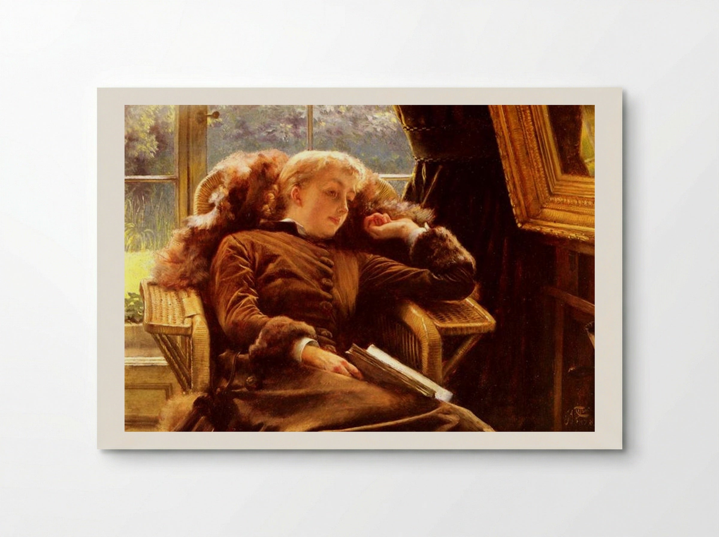 Kathleen Newton in an Armchair - James Tissot - Poster