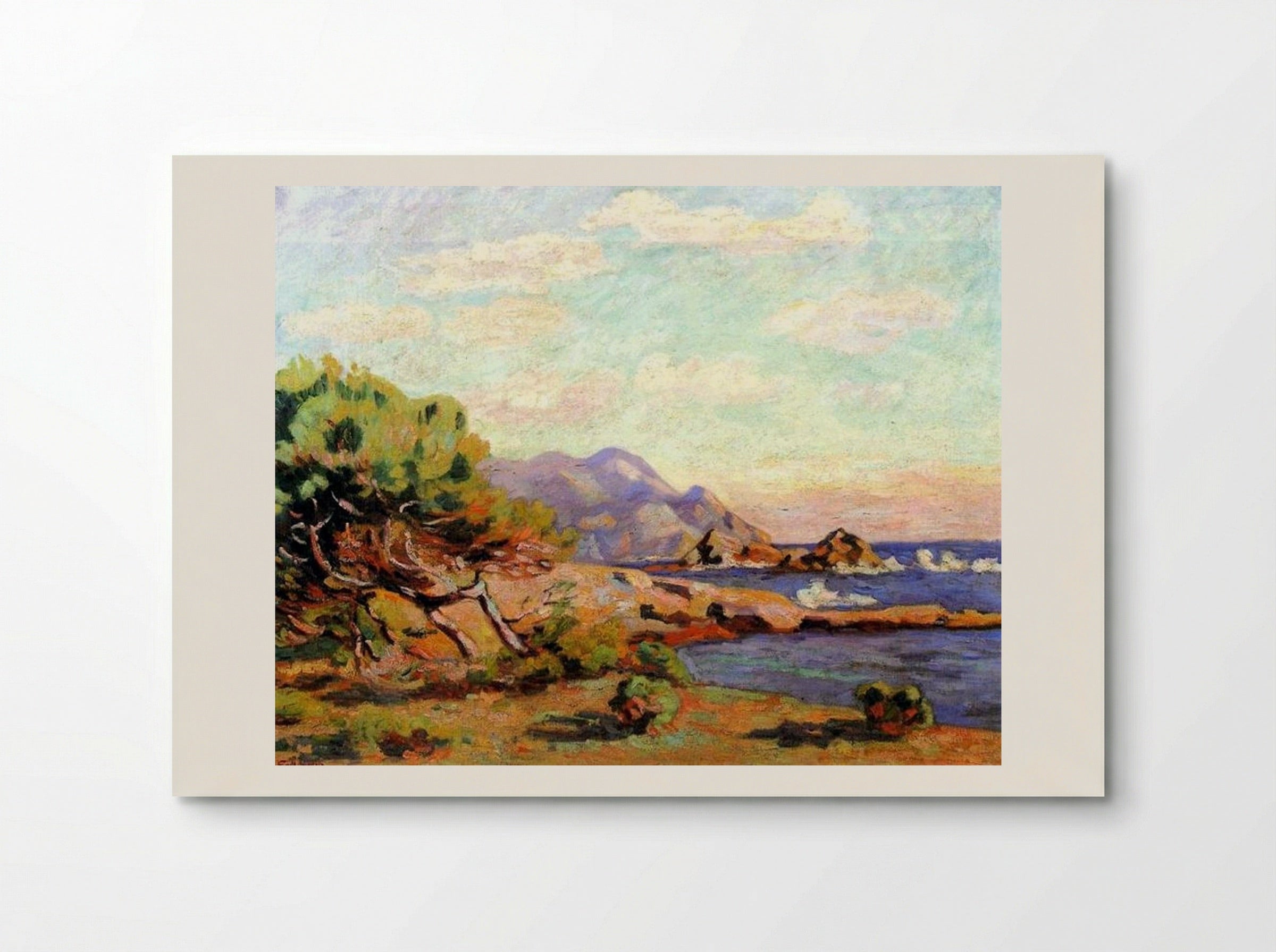 La Pointe du Lou Gaou - Armand Guillaumin - Poster