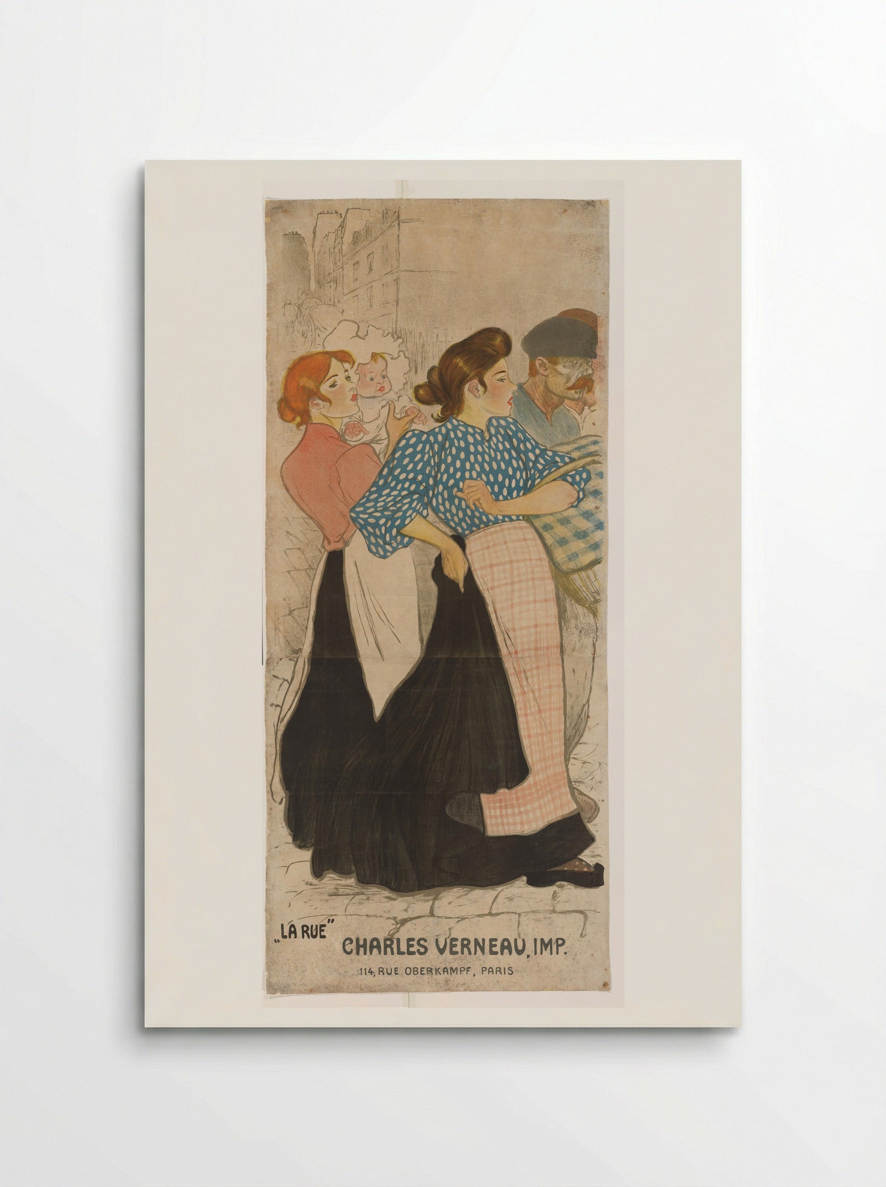 La Rue - Théophile Alexandre Steinlen - Poster