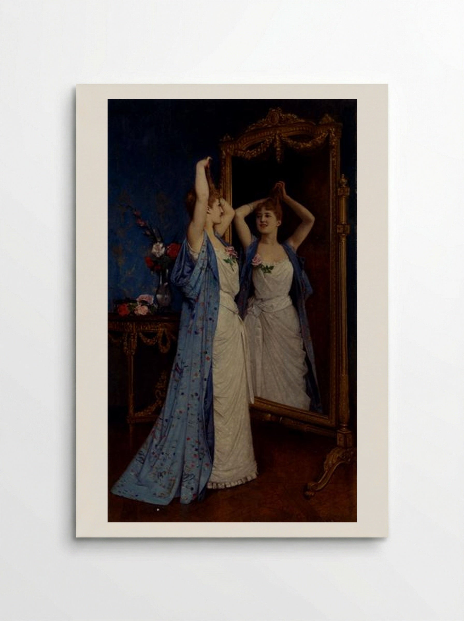 La Toilette - Auguste Toulmouche - Poster