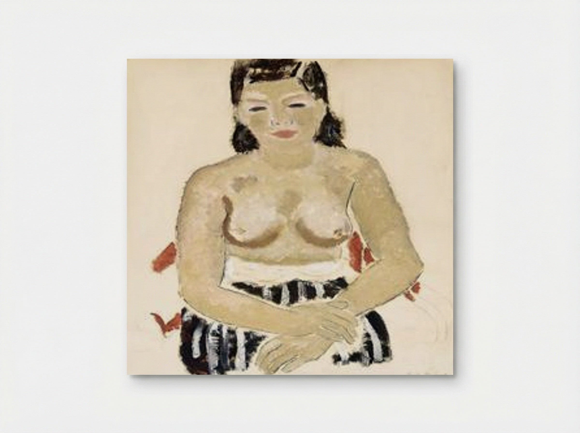 La jupe rayée - Gustave de Smet - Poster