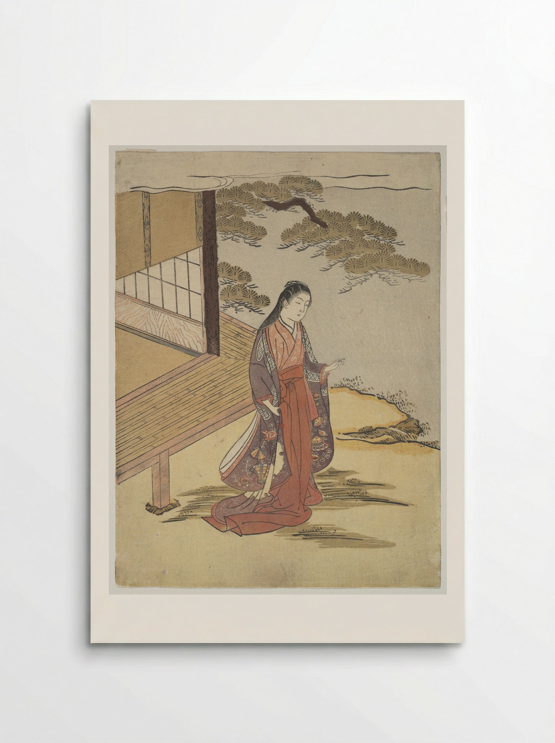 Lady Komachi - Suzuki Harunobu - Poster